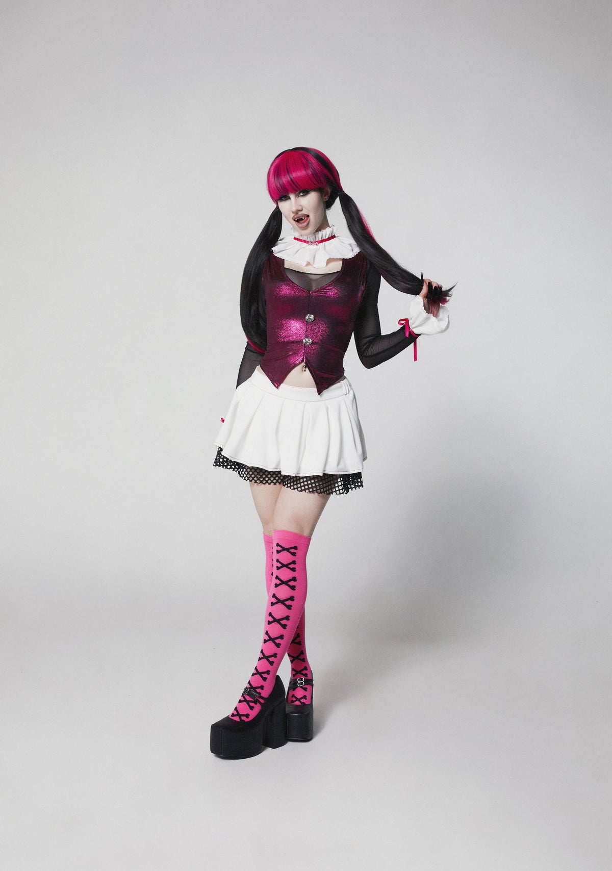 Vampire High School Doll Costume and Wig Set