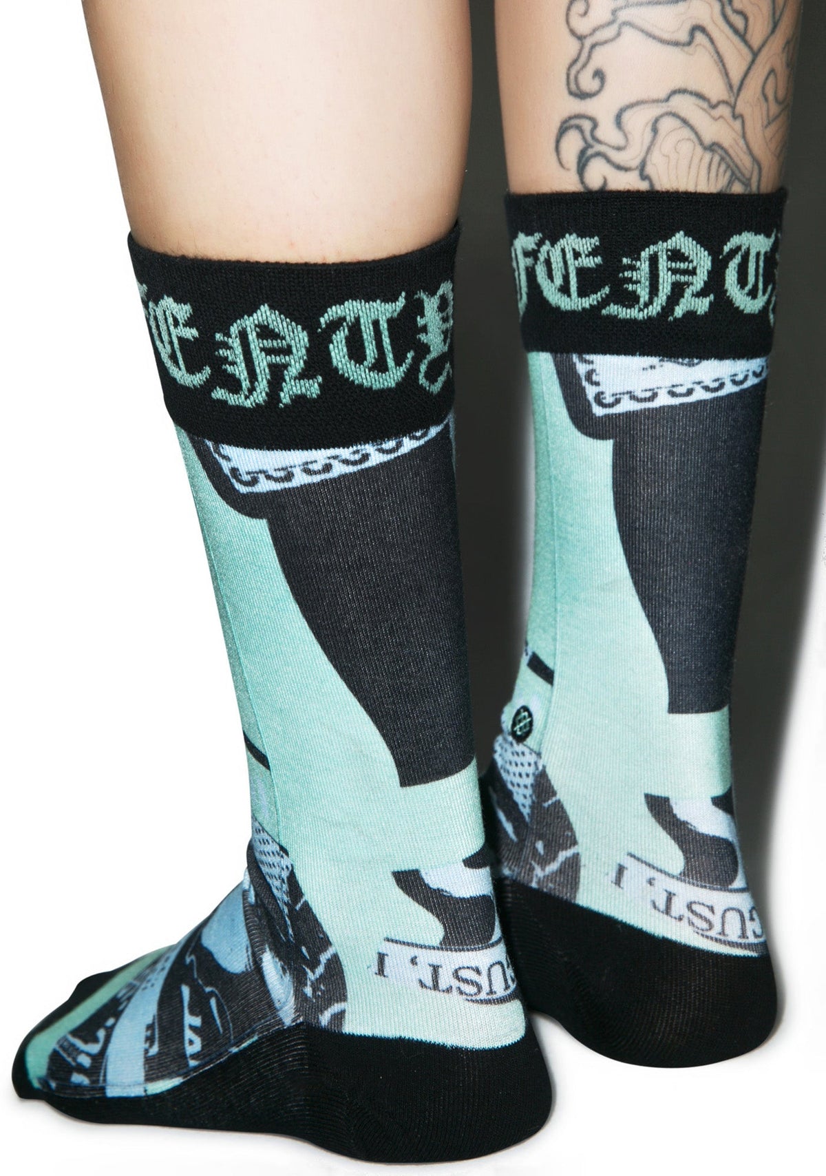 Most Wanted Crew Socks - Blue