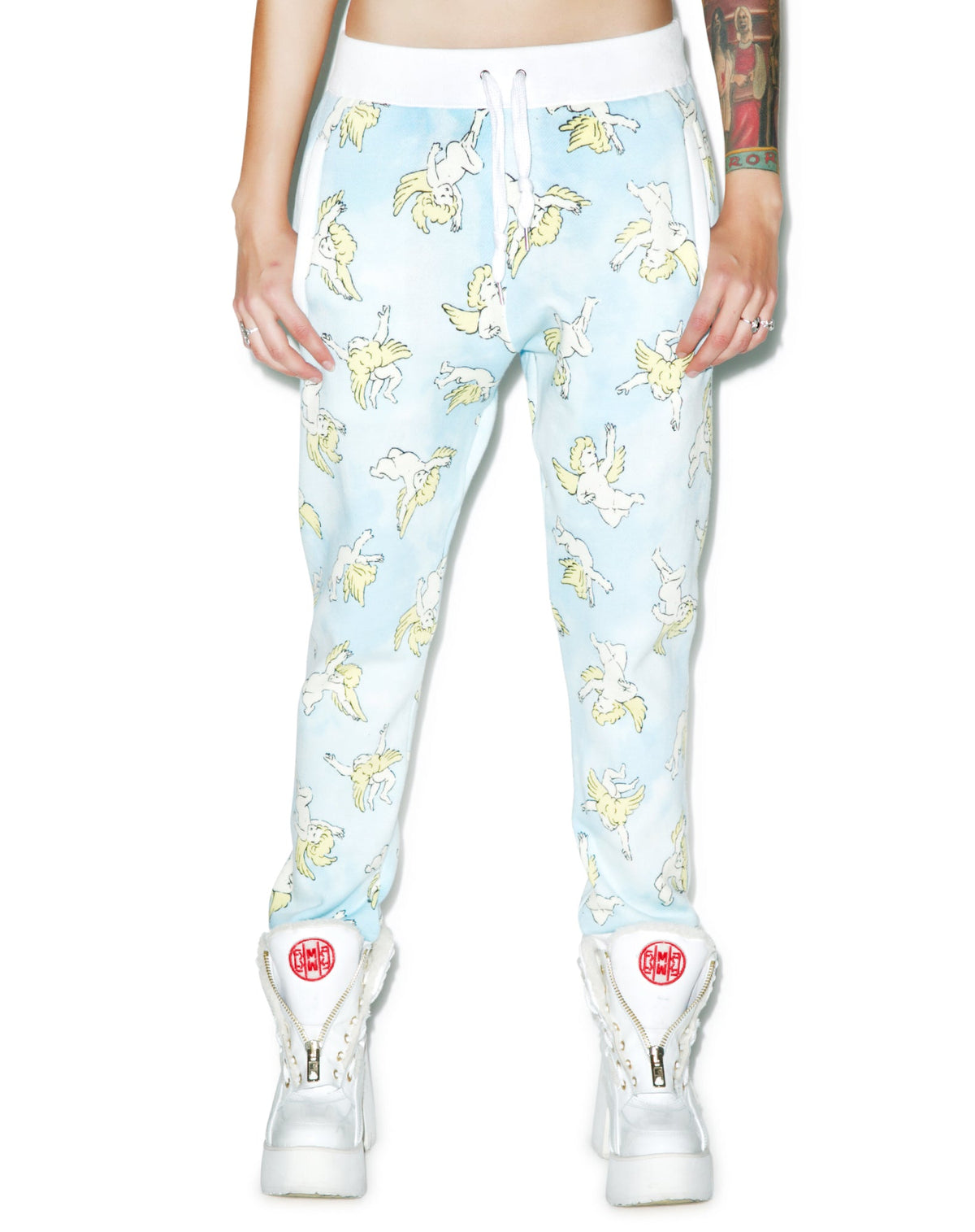 Risen Sky Sweat Pants - Light Pink