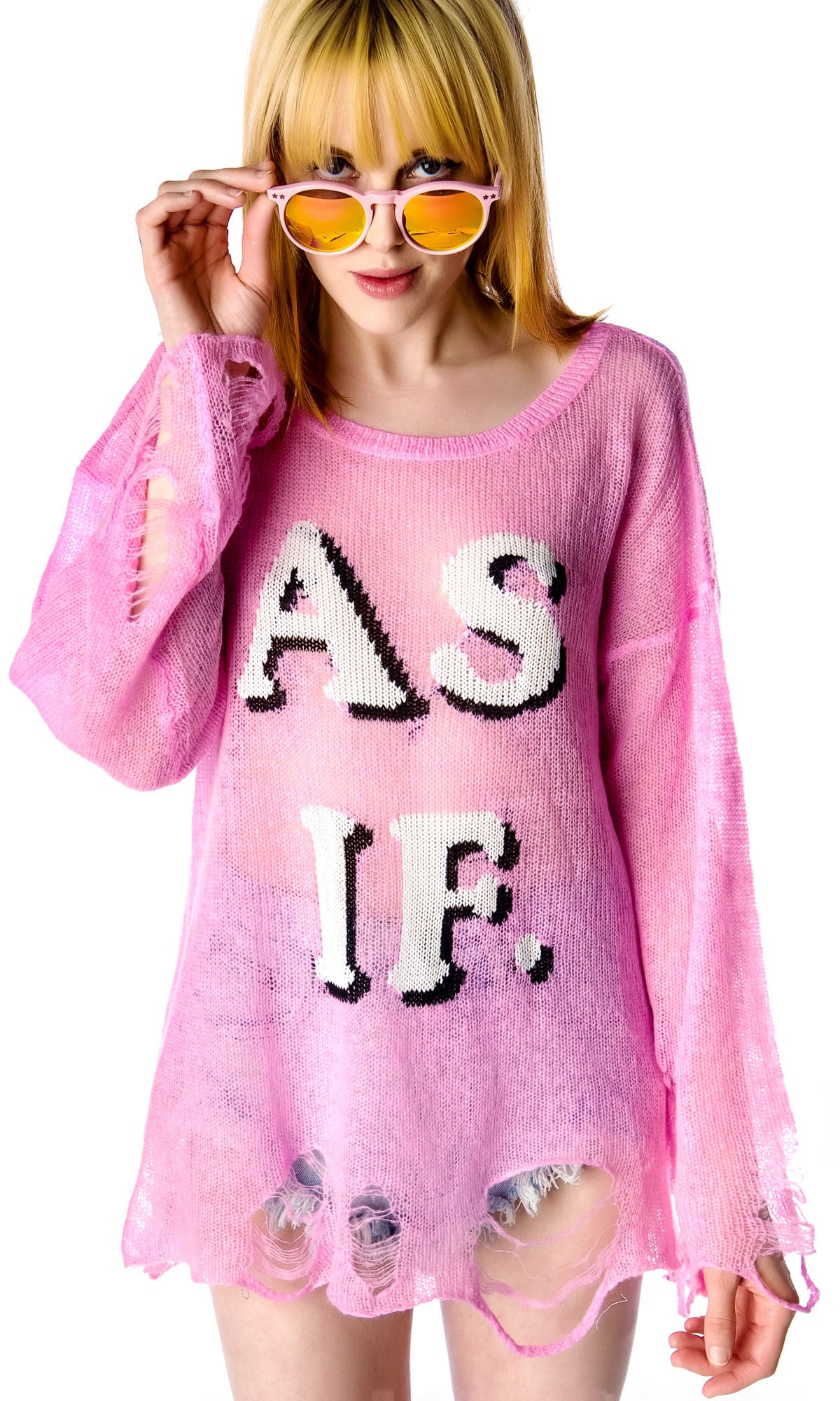 As If Lennon Sweater - Pink