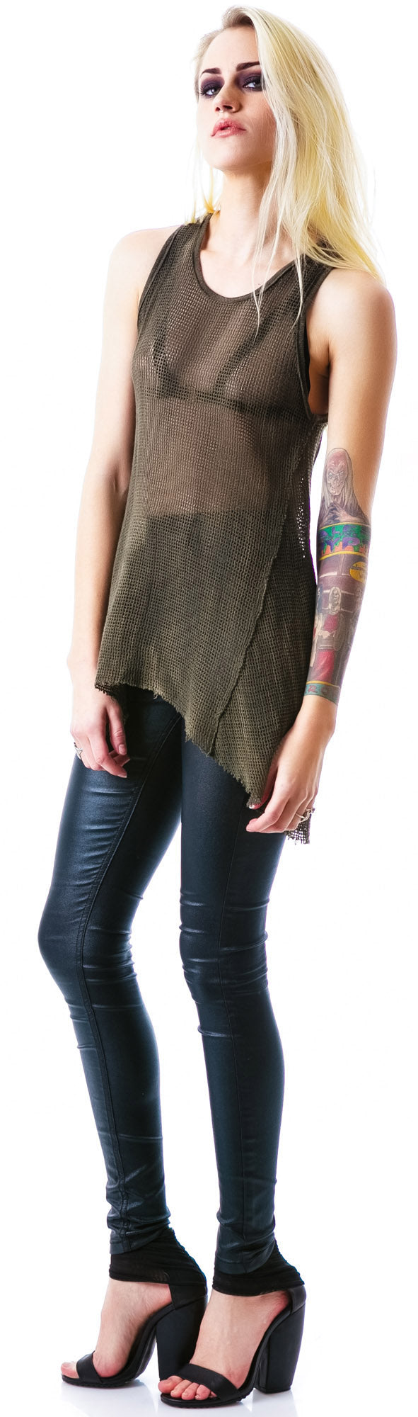 Industrial Mesh Tank - Black