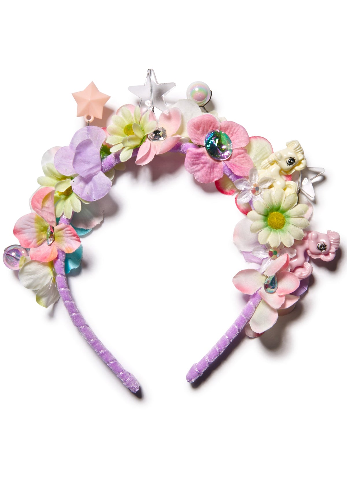Flower Bomb Headband - Yellow