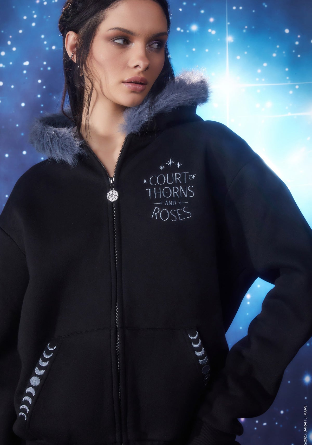 Velaris™ , The City of Starlight Zip Hoodie