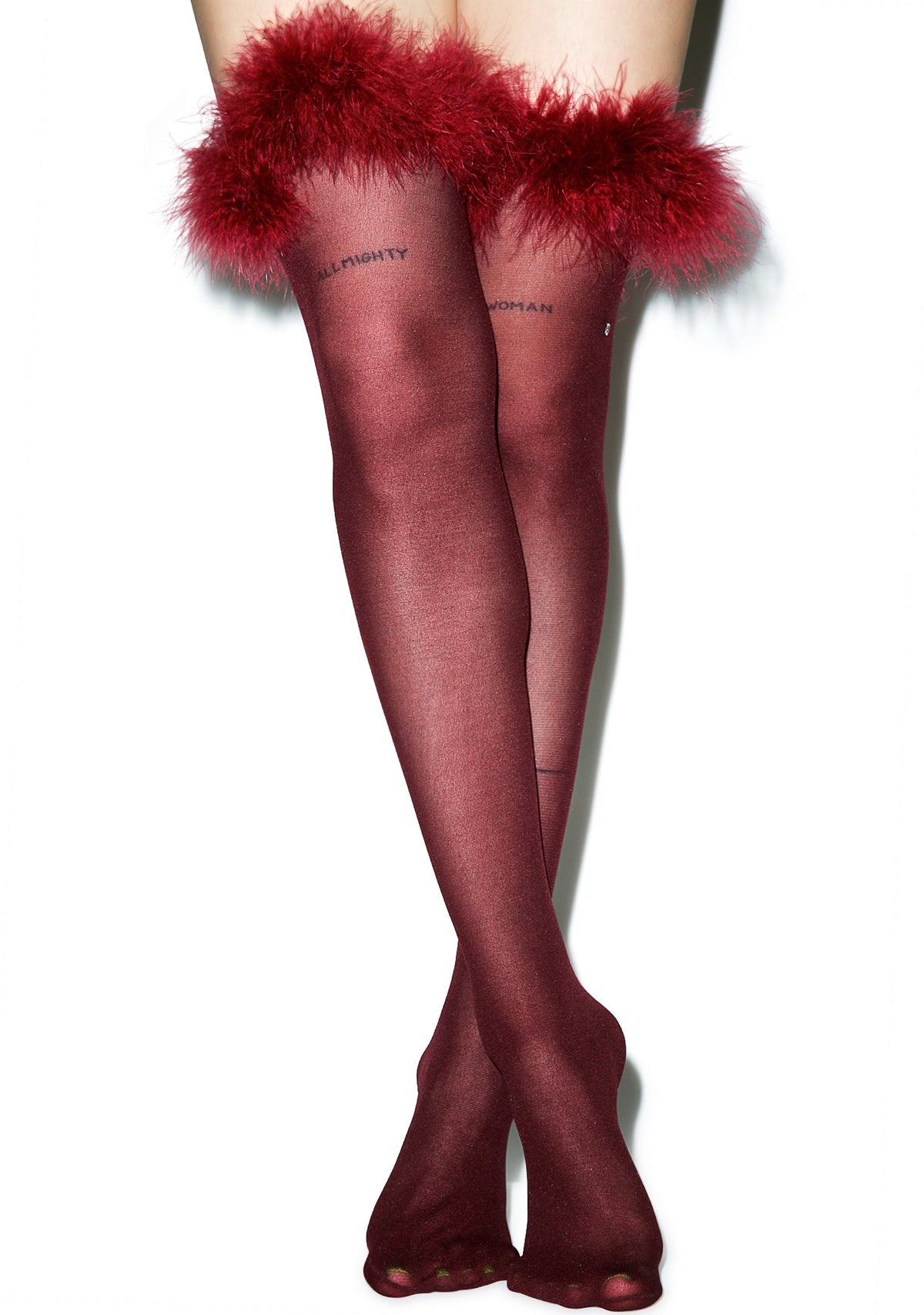 Frosty Thigh Highs - Black