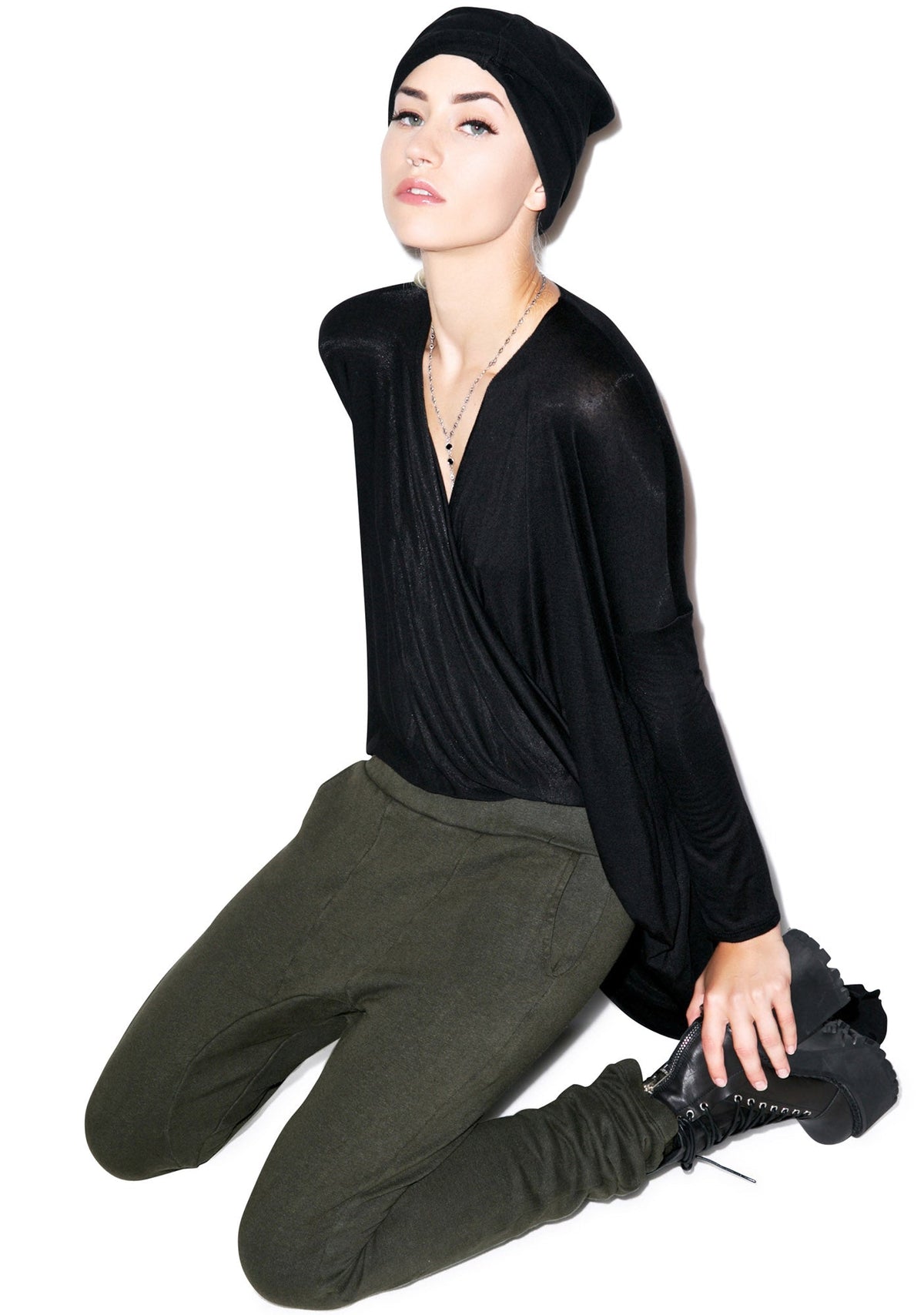 Hammer Time Drop Crotch Pants - Dark Gray