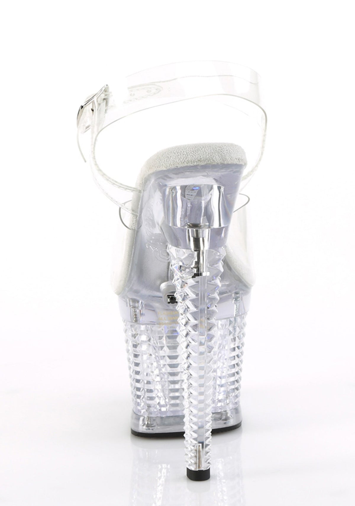 Flashdance 708 Platform Light-Up Sandals - Clear