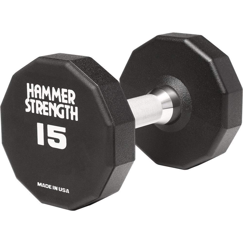 Hammer Strength 12-Sided Urethane Dumbbells - Outlet