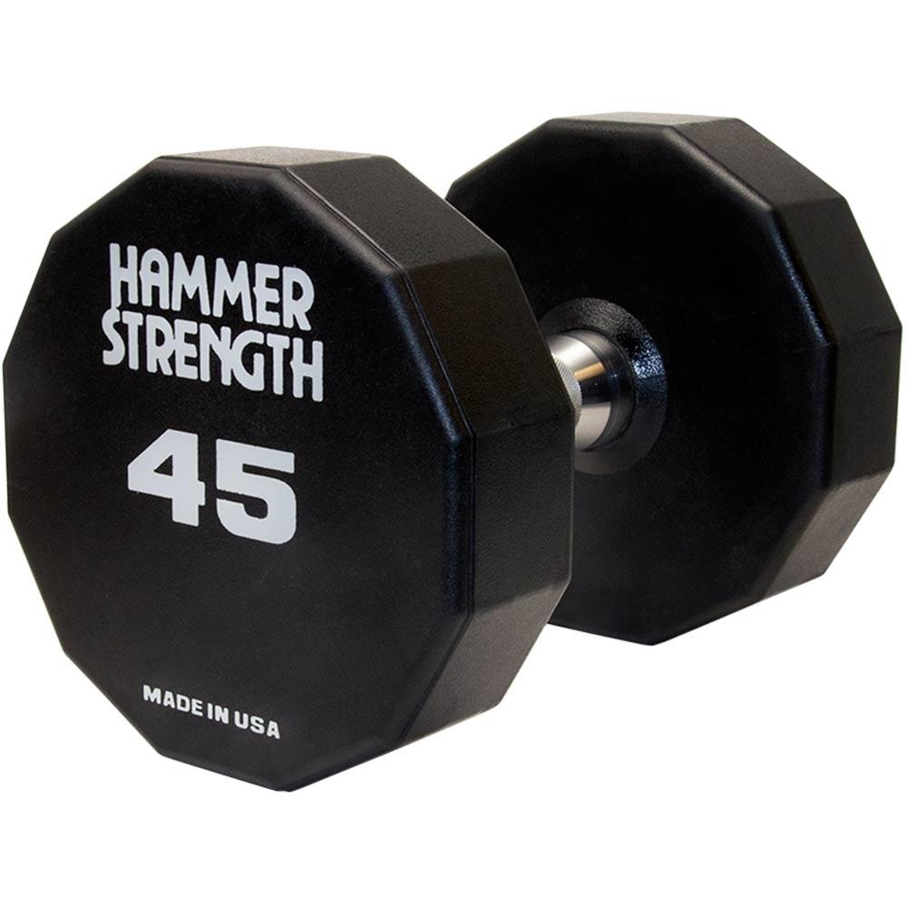 Hammer Strength 12-Sided Urethane Dumbbells - Outlet