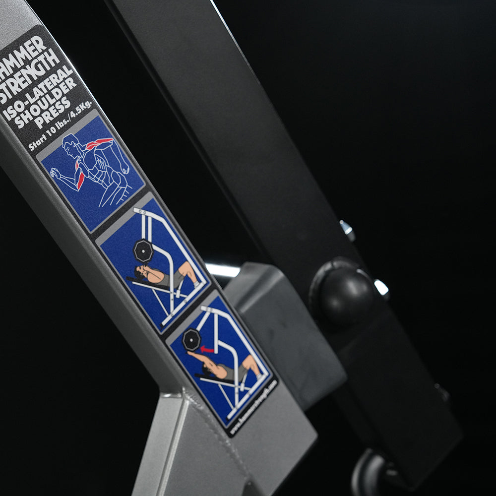 Hammer Strength Plate Loaded Iso-Lateral Shoulder Press