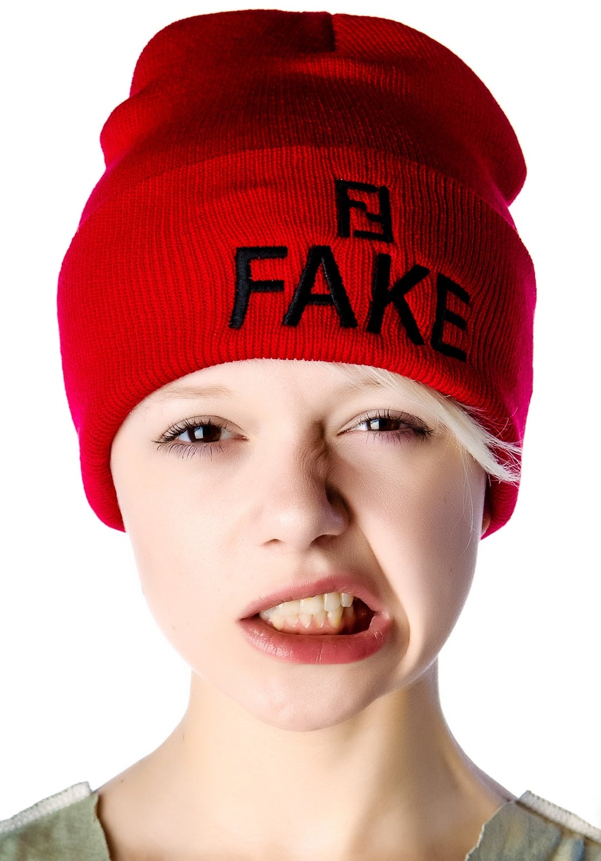 F'in Fake Beanie - Red