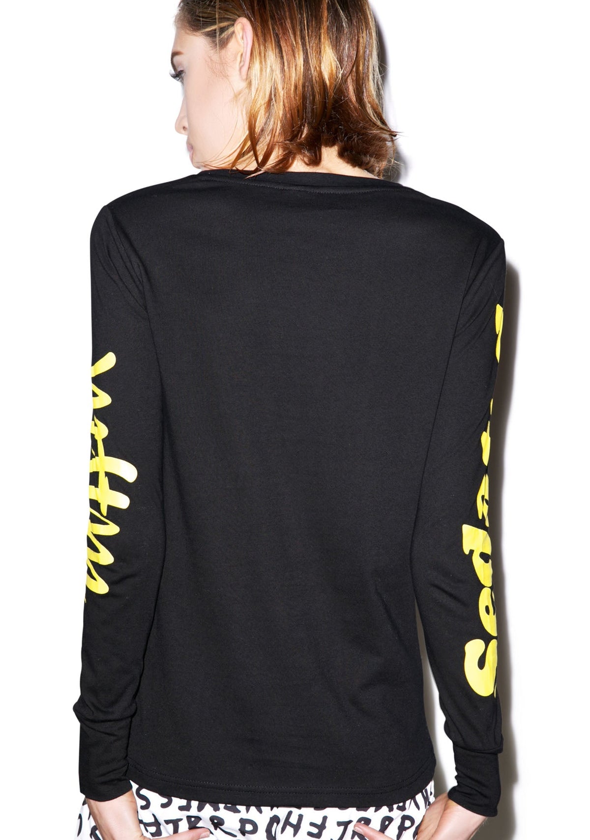 Sedated Long Sleeve Tee - Yellow