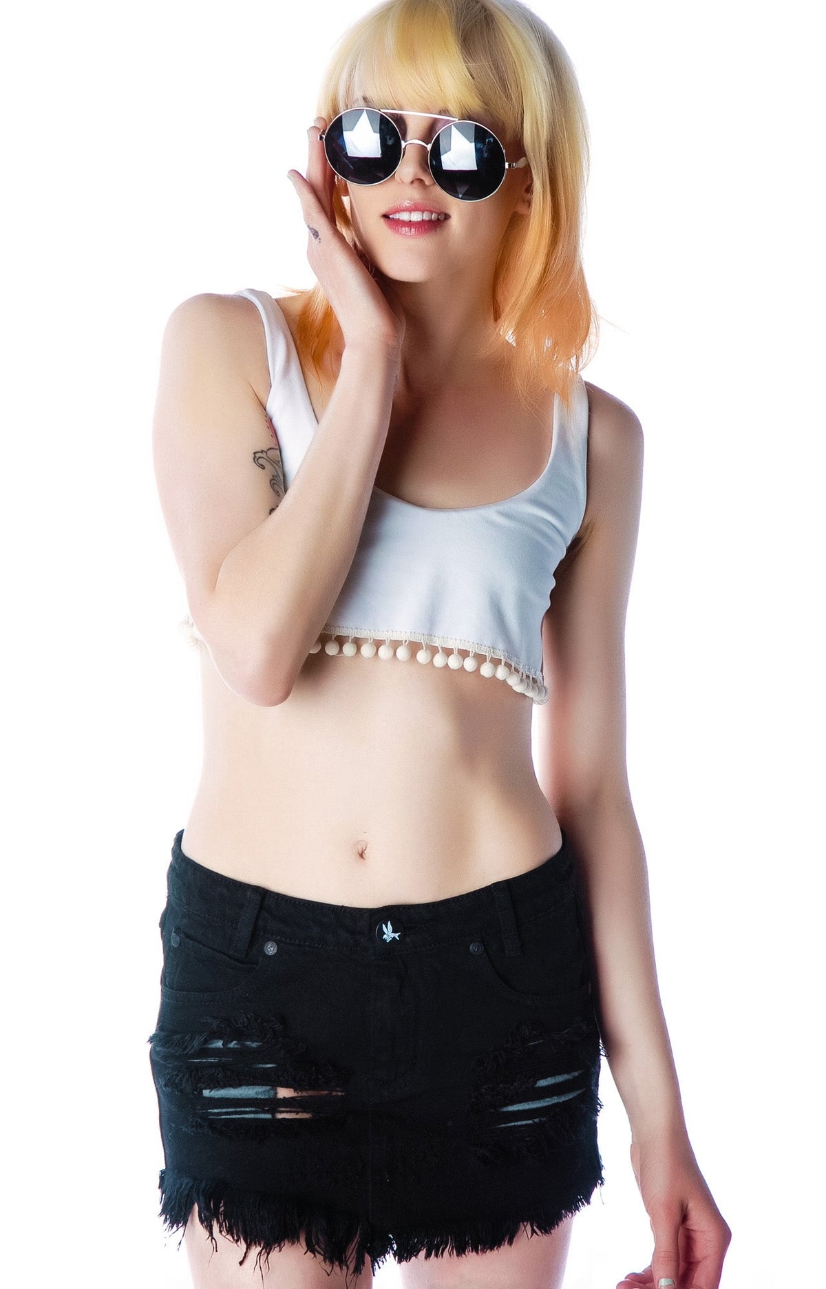 Jax Mini Skirt - Light Blue