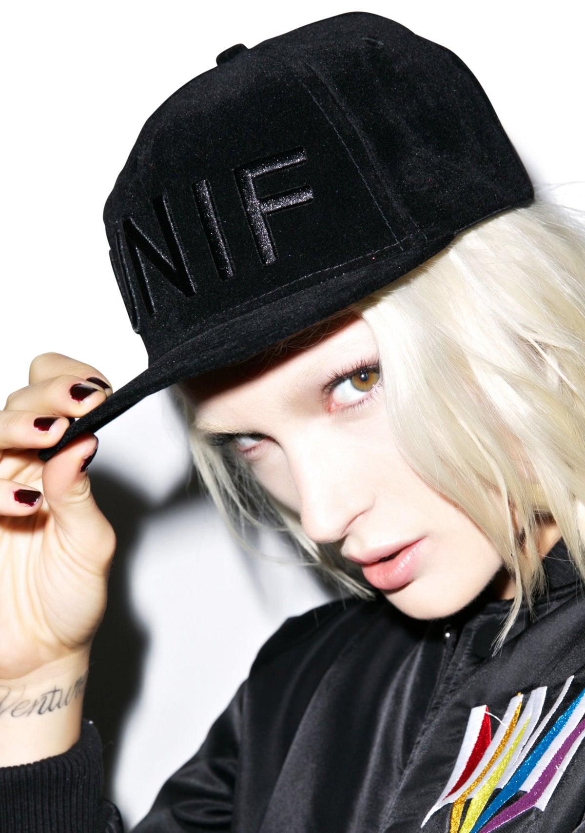 Velvet Hat - Black