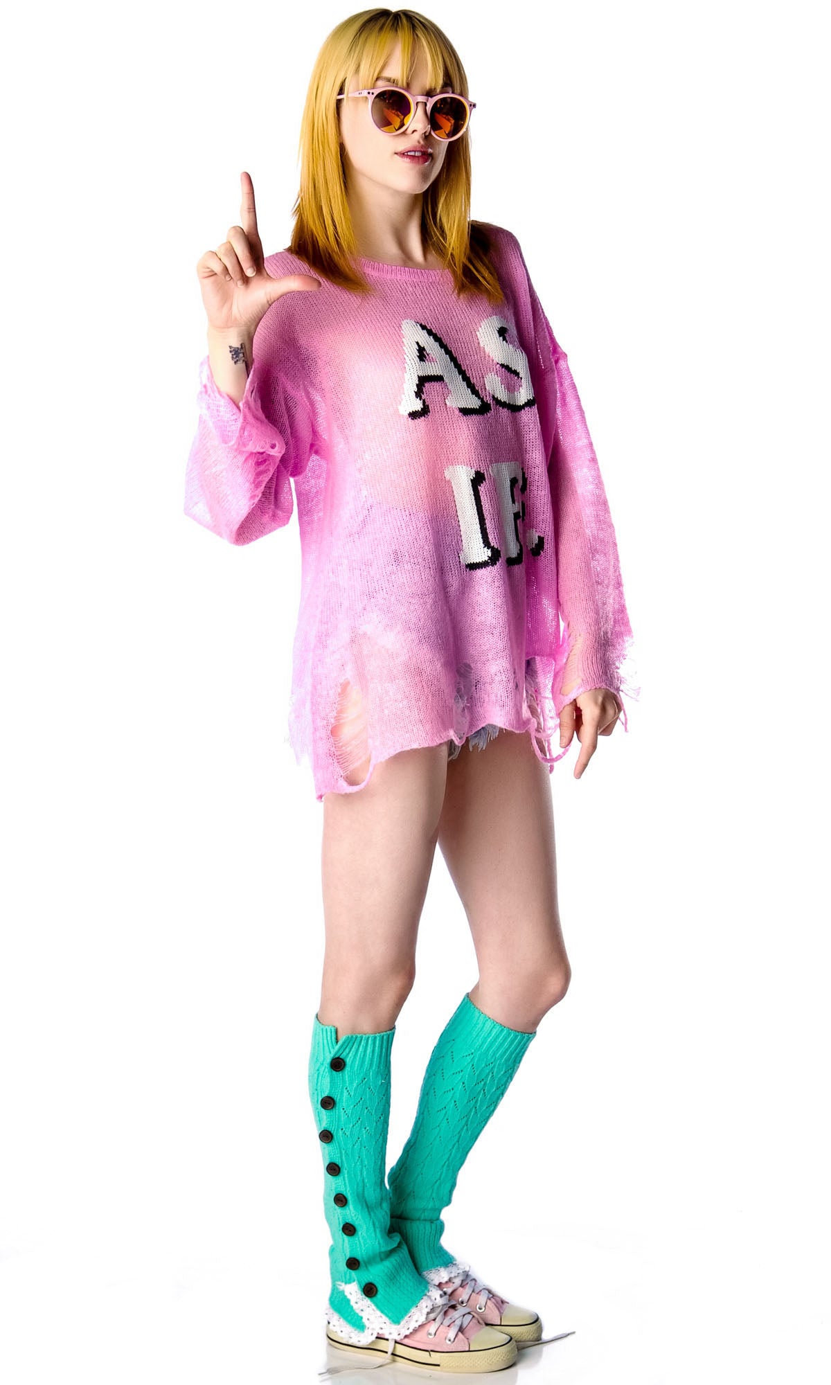 As If Lennon Sweater - Pink