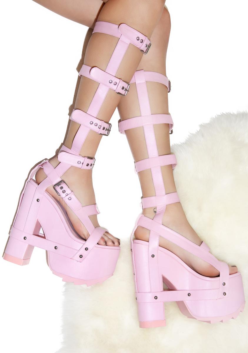 Baby Nightcall Hi Platform Heels - Black