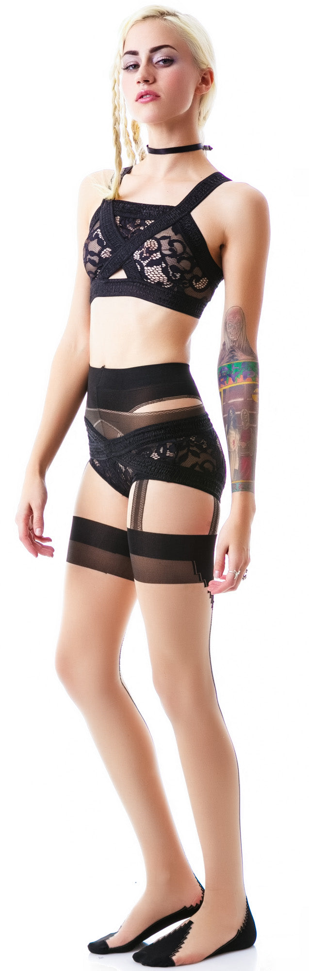 X Rated Sporty Bralette - Black