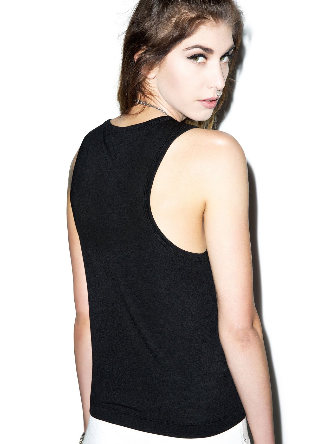 Lookin' Sharp Razor Tank - Black