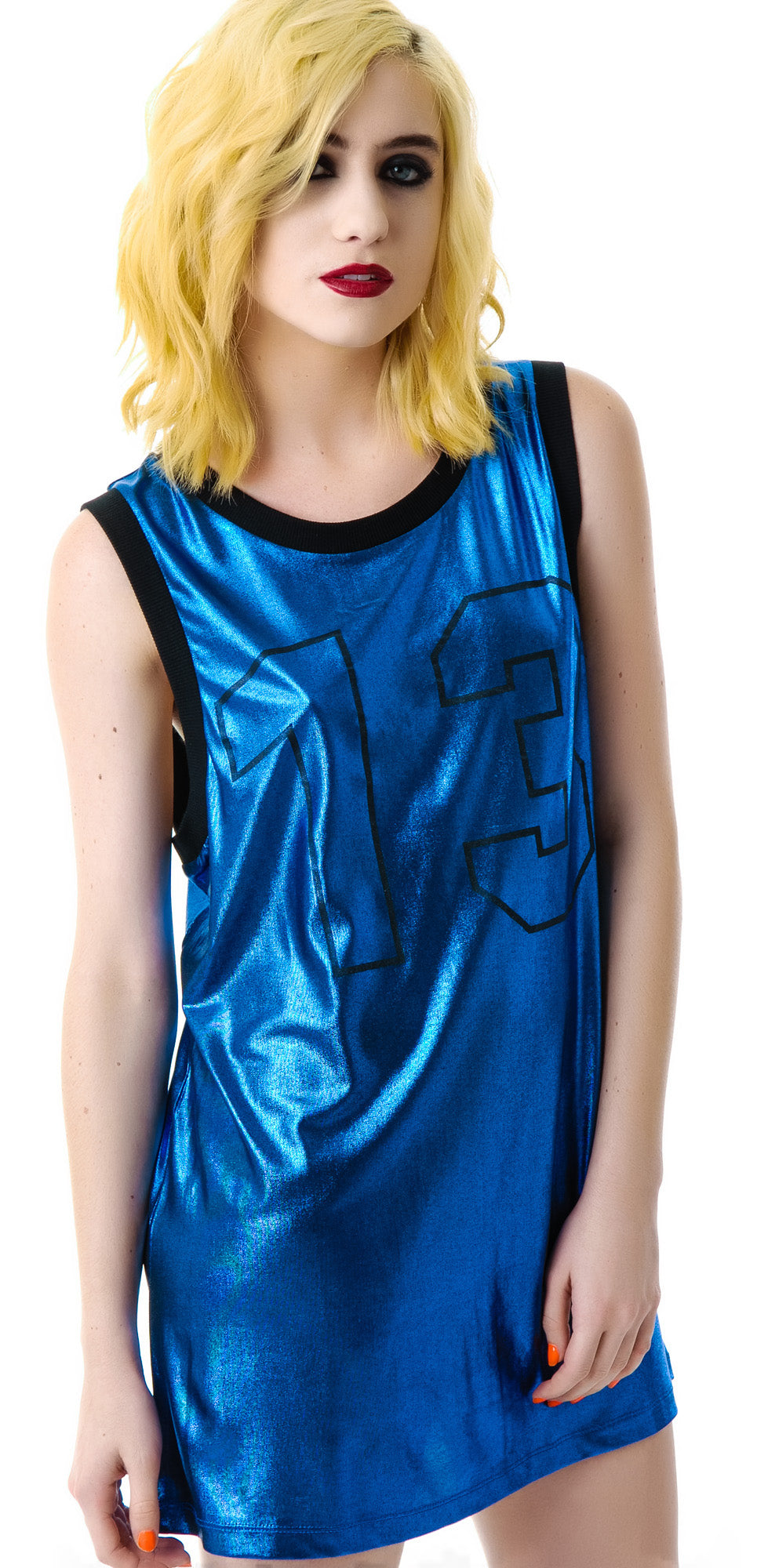 Unlucky 13 Jersey Tank - Silver