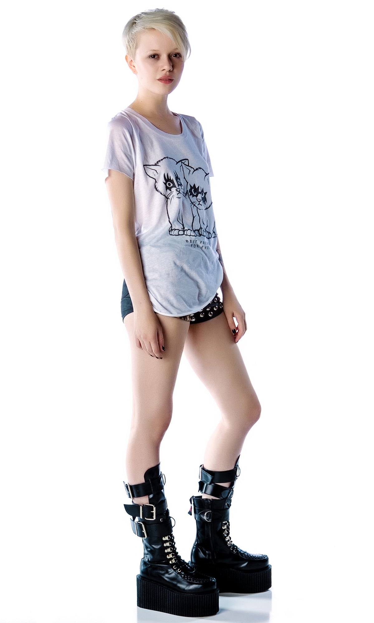 Best Friends For Ever Tee - Black