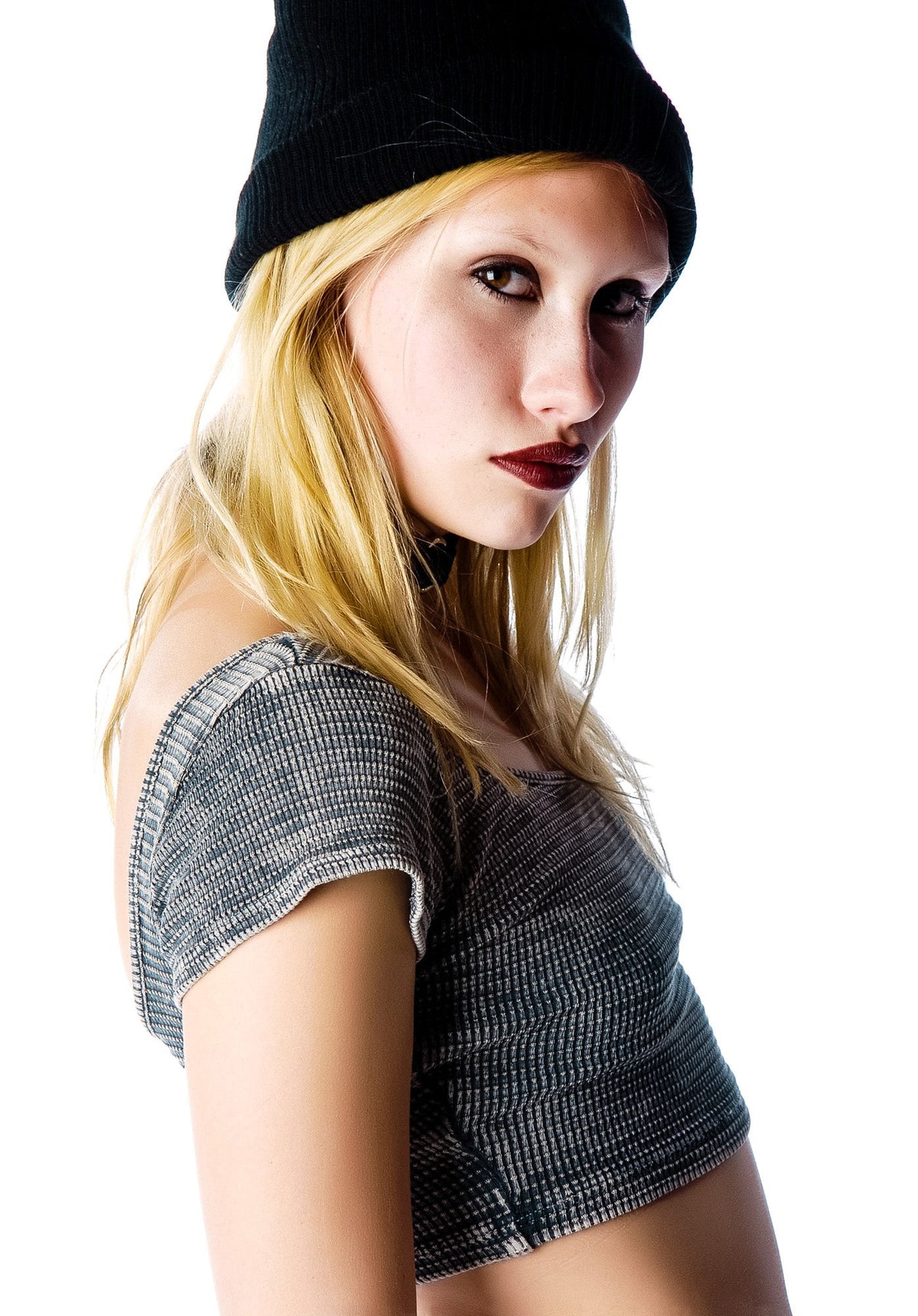 Reality Sux Crop Top - Gray