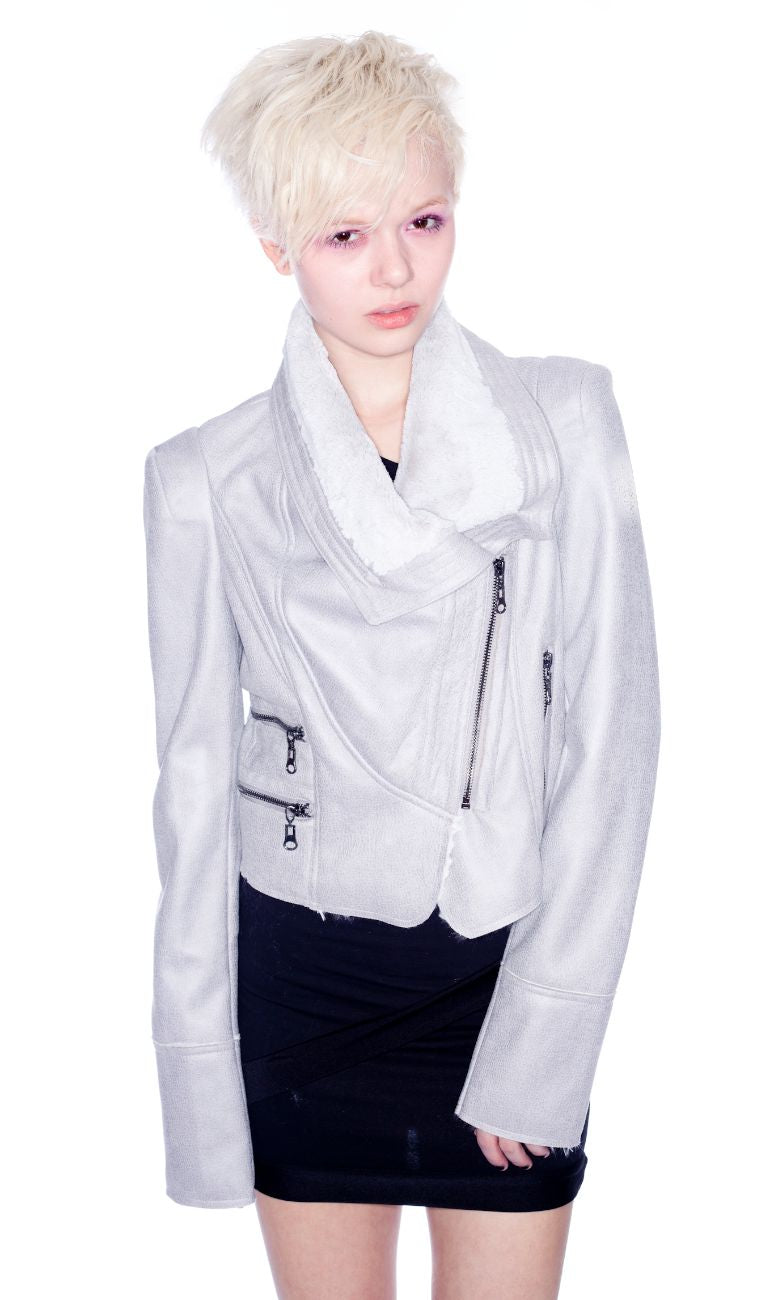 Stella & Jamie Leon Coat - Silver