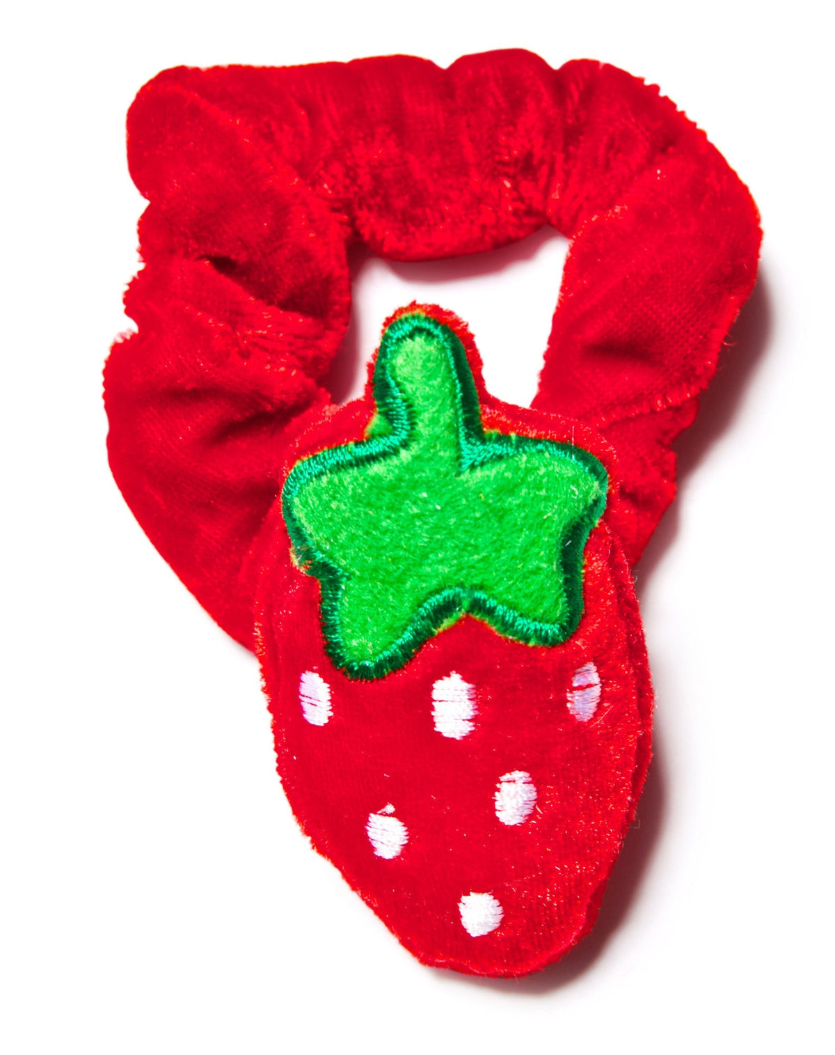 Ichigo Plush Scrunchie - Dark Pink