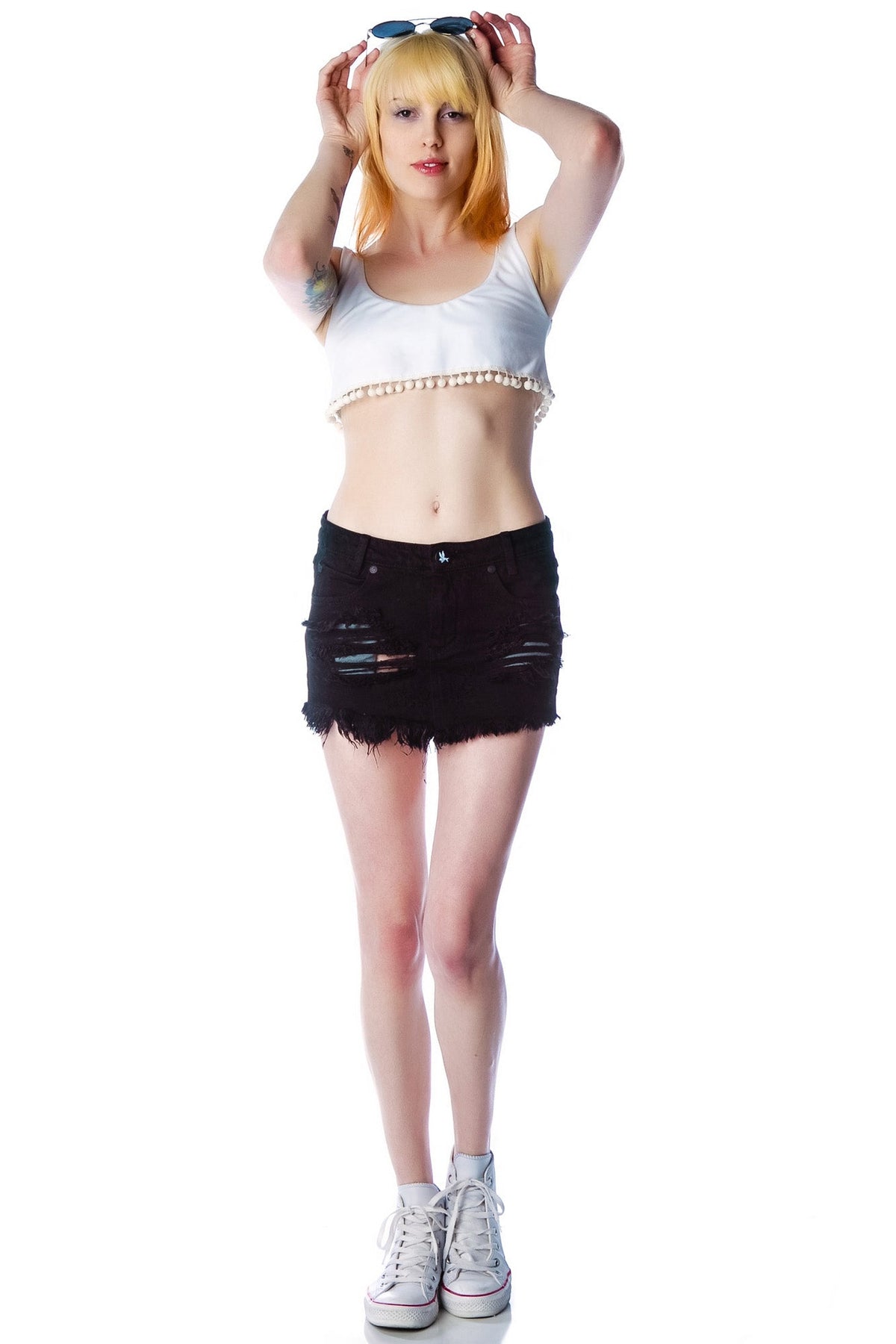 Jax Mini Skirt - Light Blue