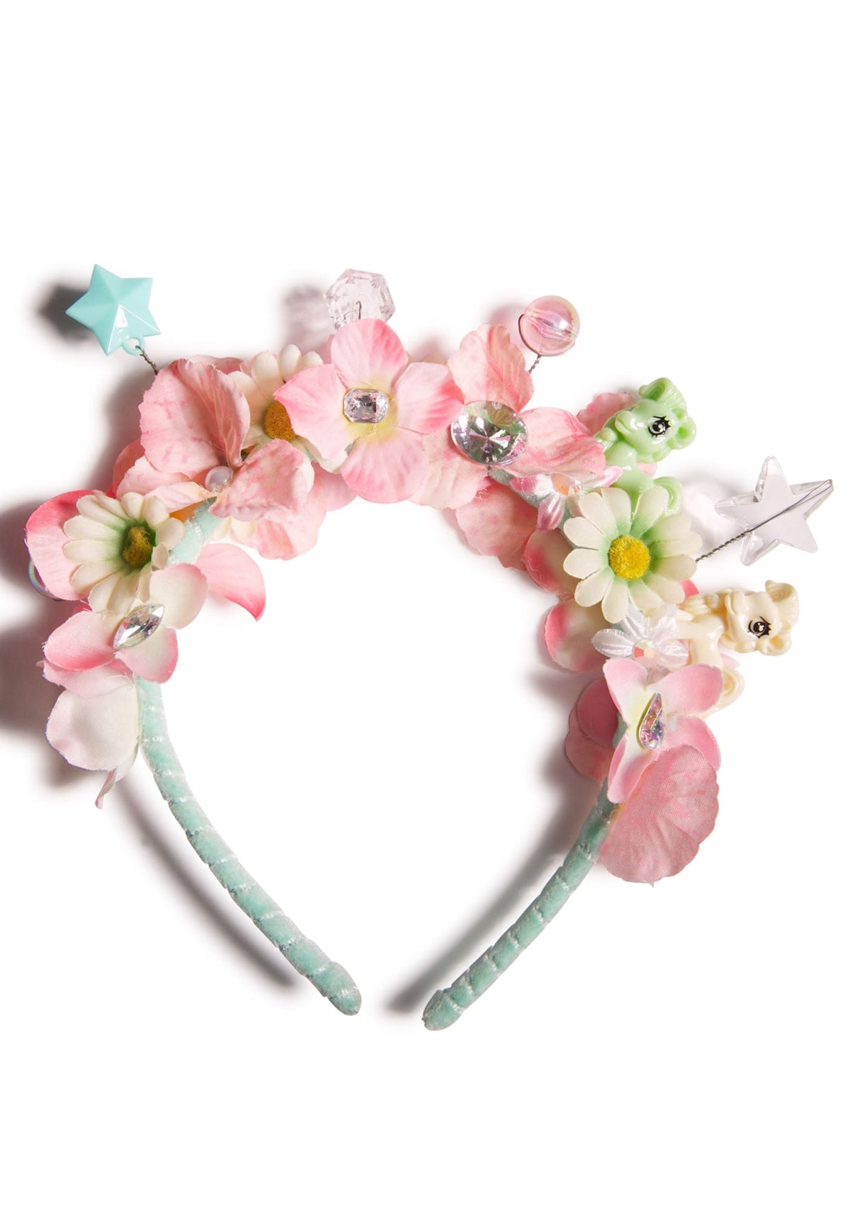Flower Bomb Headband - Green