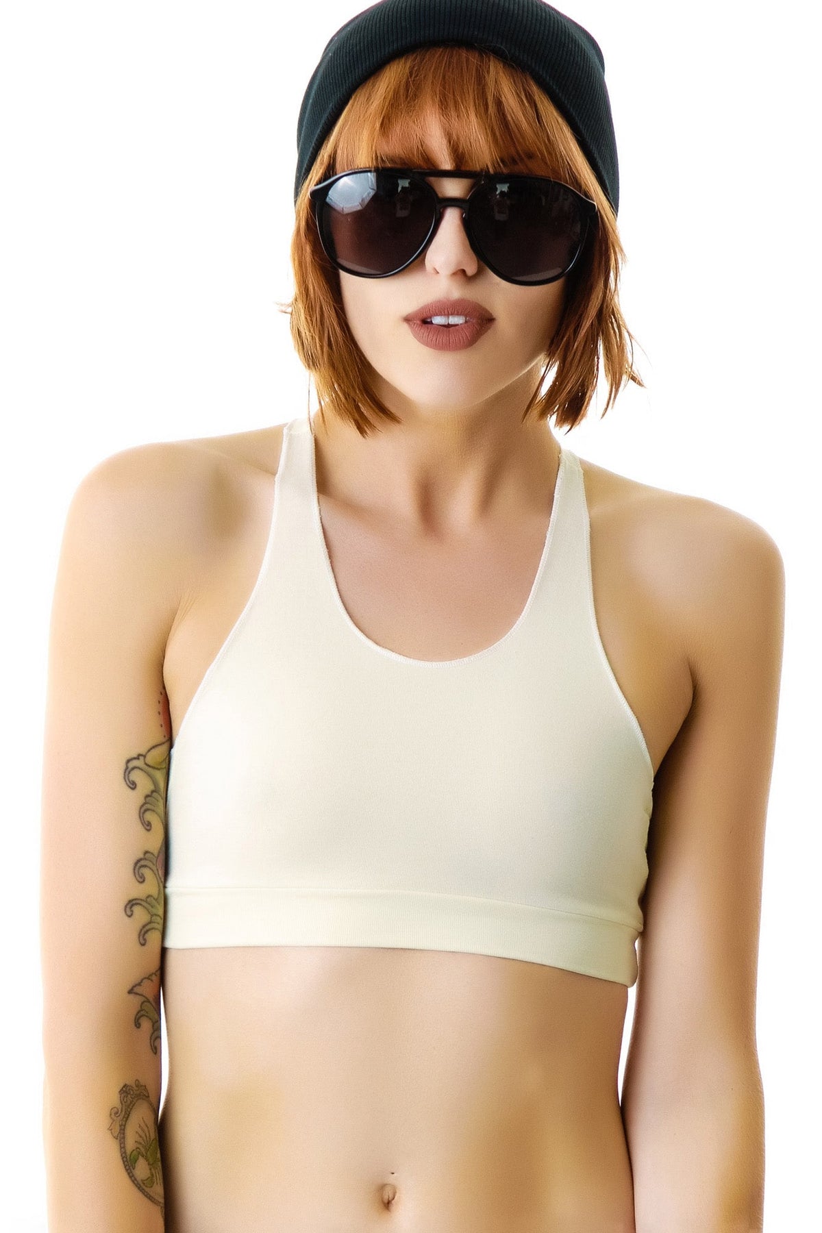 Mercedes T-Back Bralette - Black