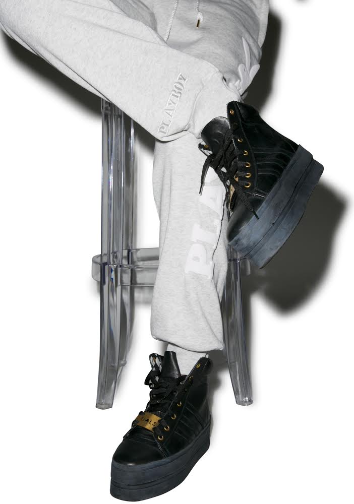 X Playboy Sweat Pants - Gray