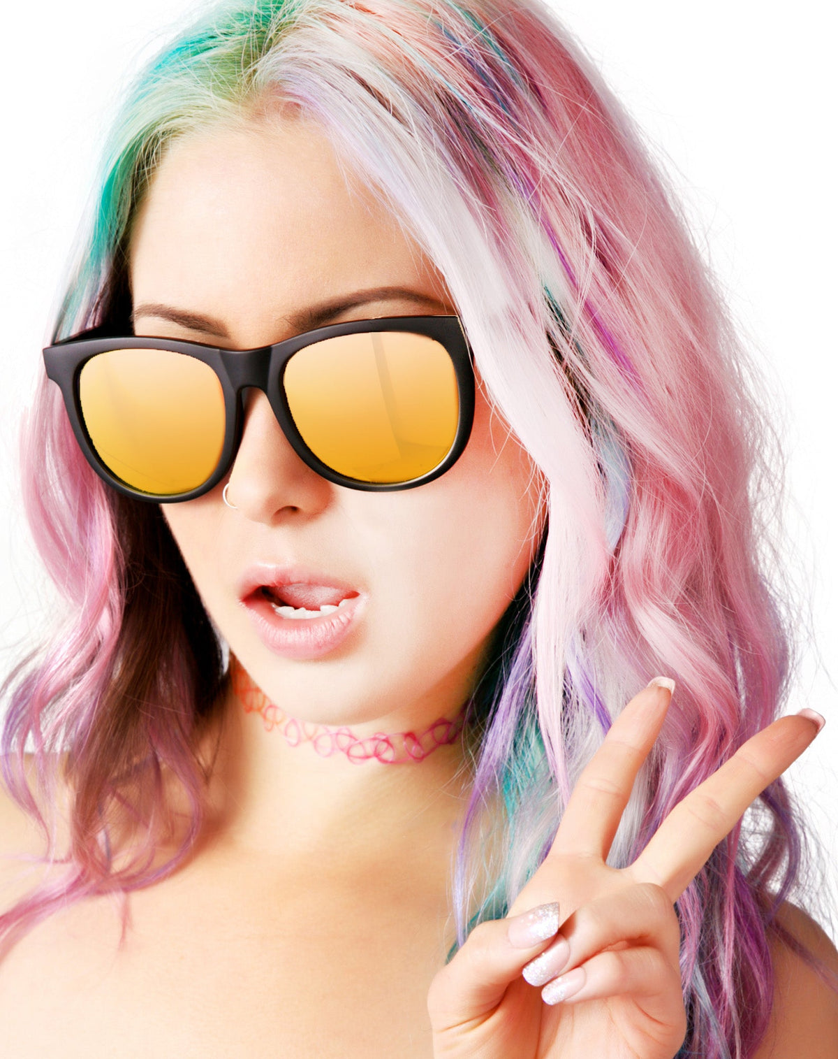 The Nudie Mag Sunglasses - Green