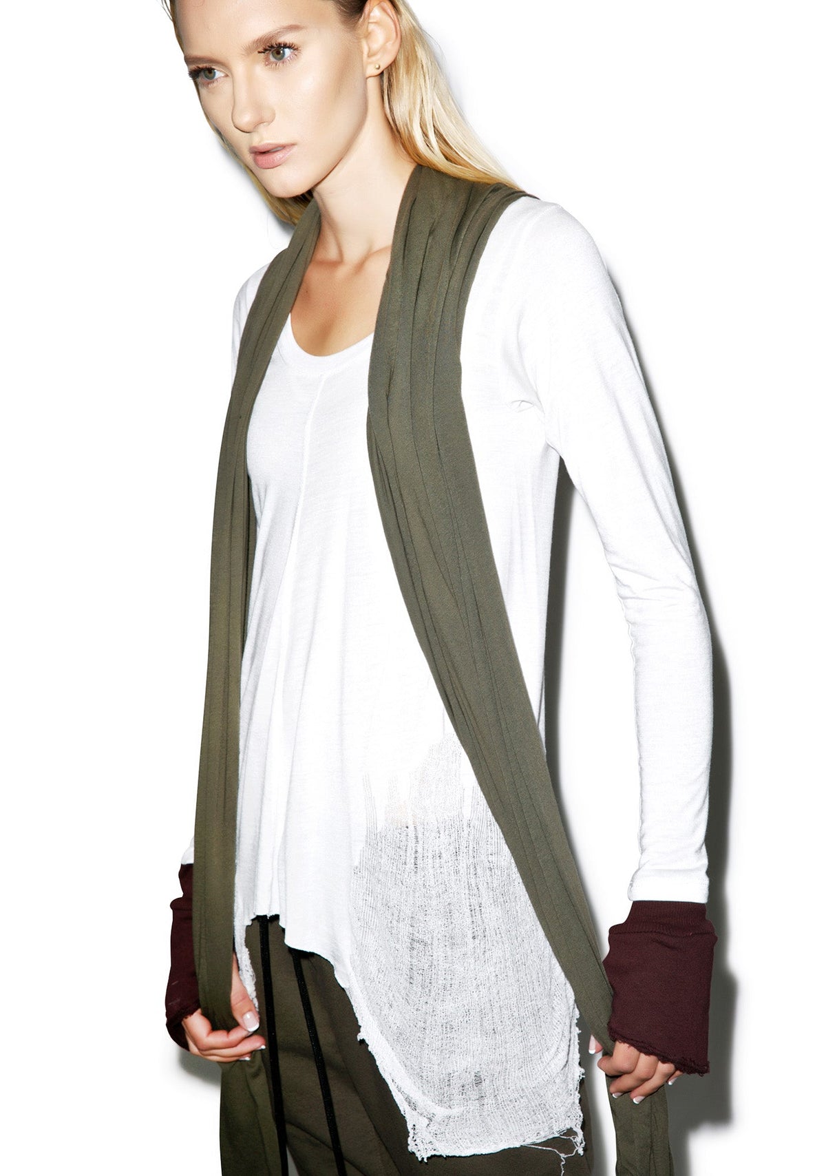 Y Shred Sweater - Black
