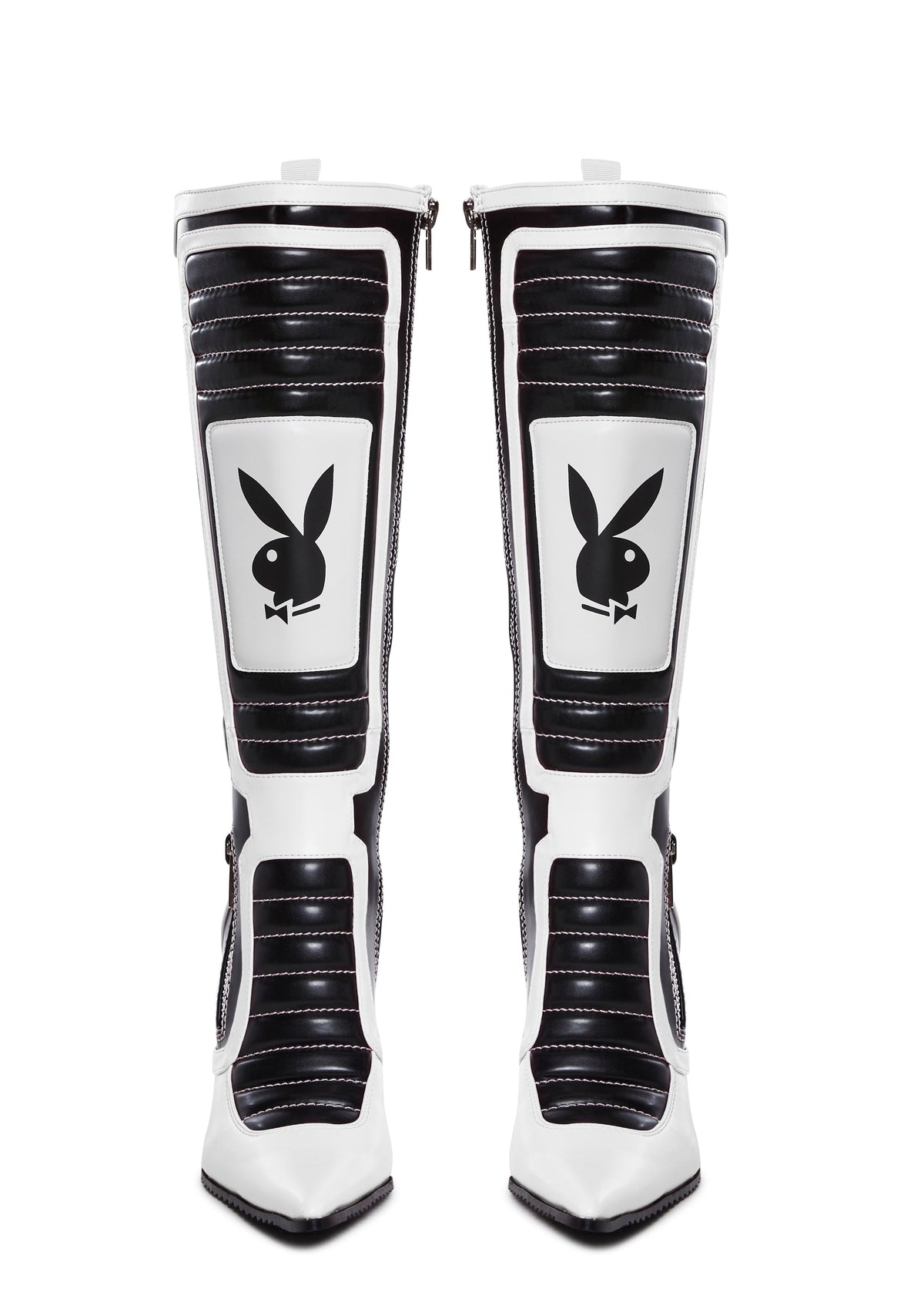 Revved Up Ready Moto Boots - White