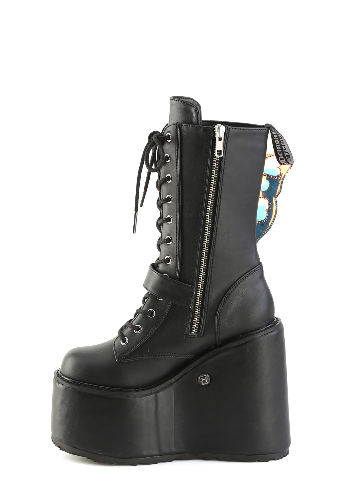 Blaze-158 Platform LED Light-Up Mid-Calf Boots