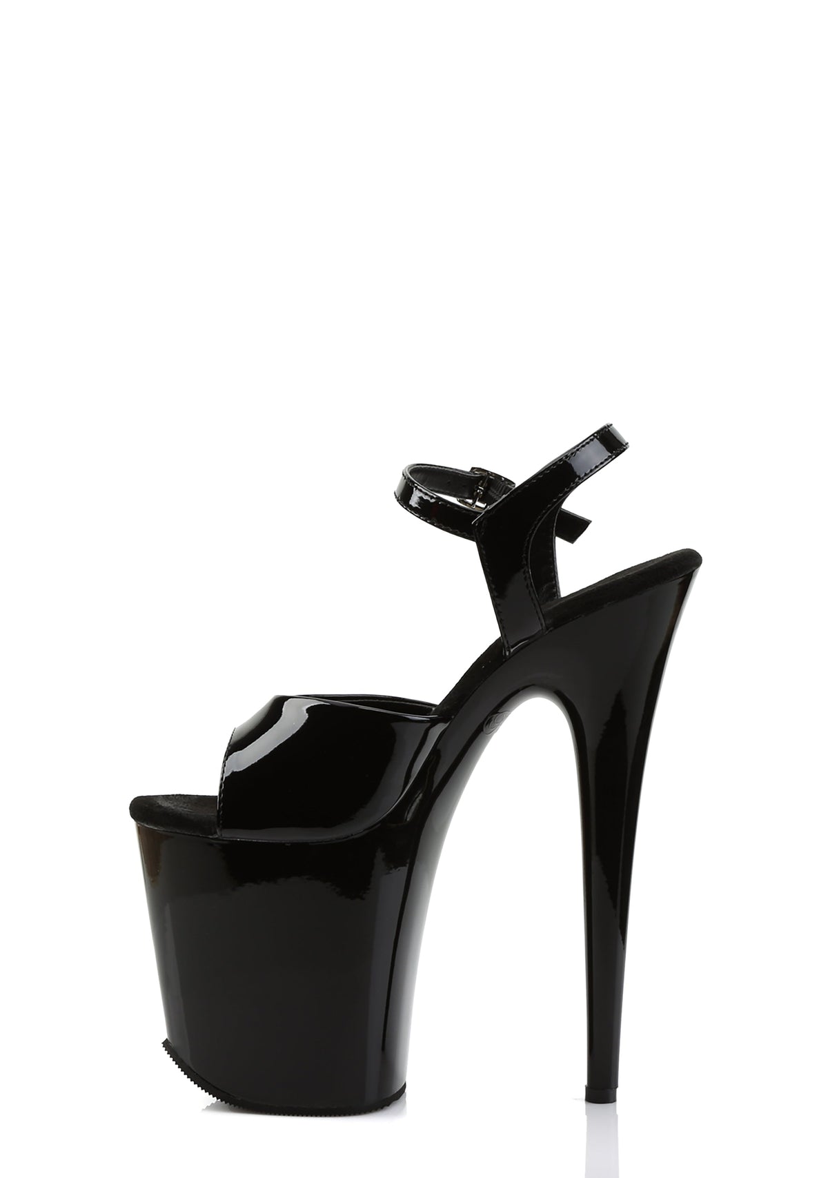 Flamingo-809 Platform Ankle Strap Sandals-Black