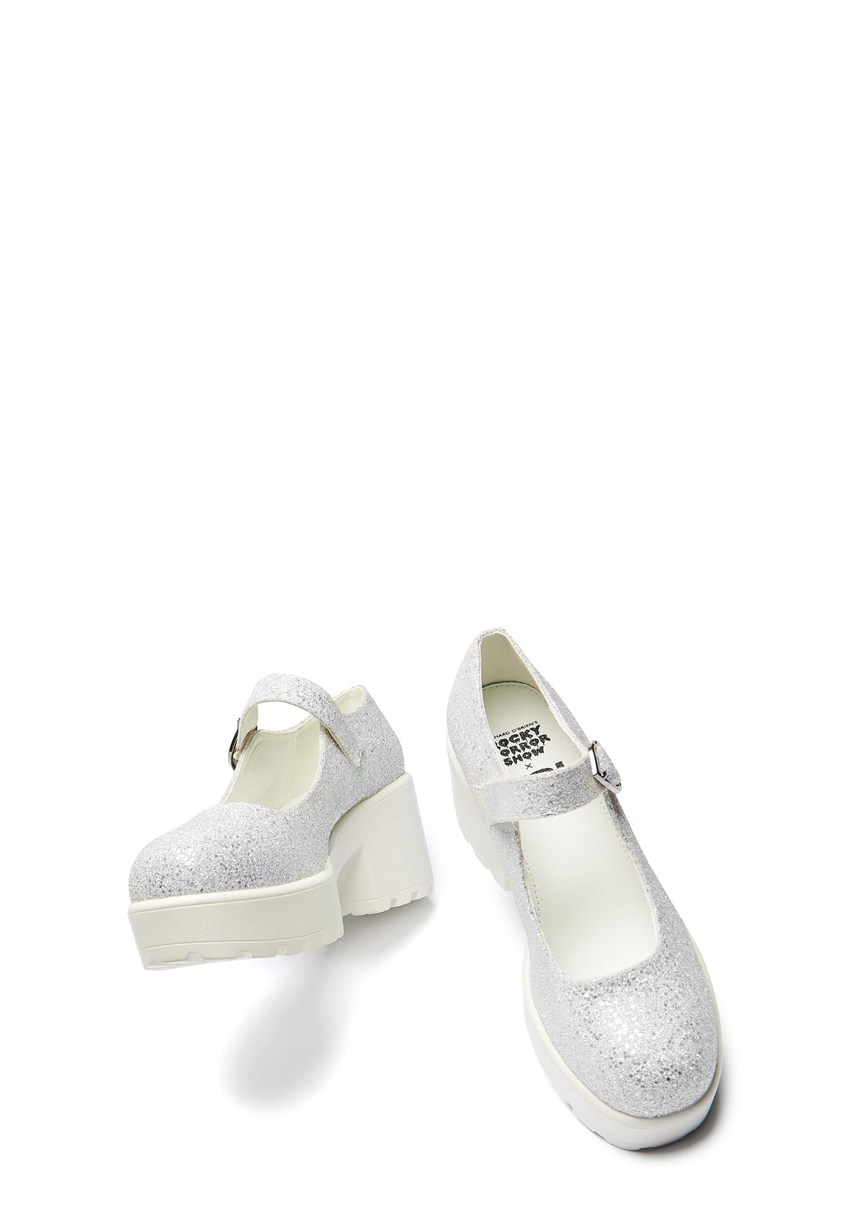Tira Glitter Mary Janes Damn it Janet! Edition