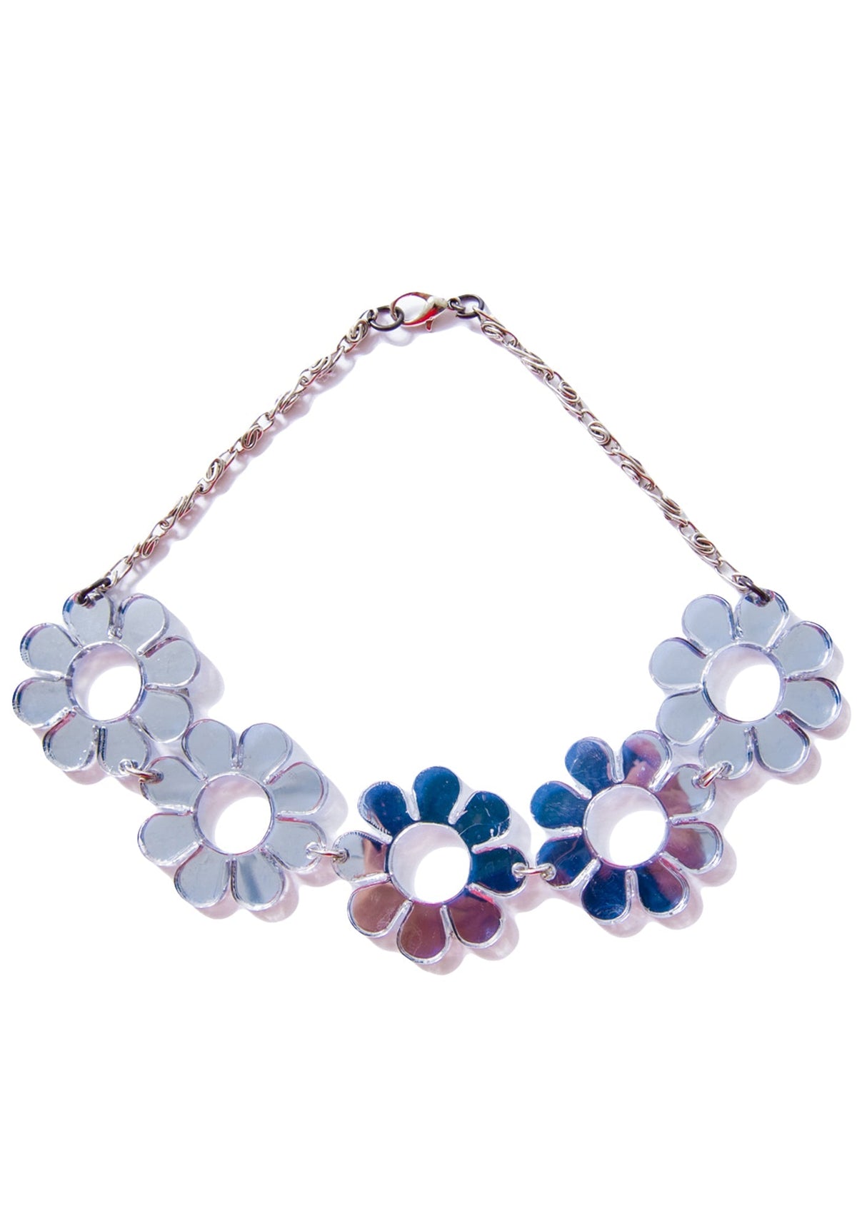 Flower Power Necklace - Green