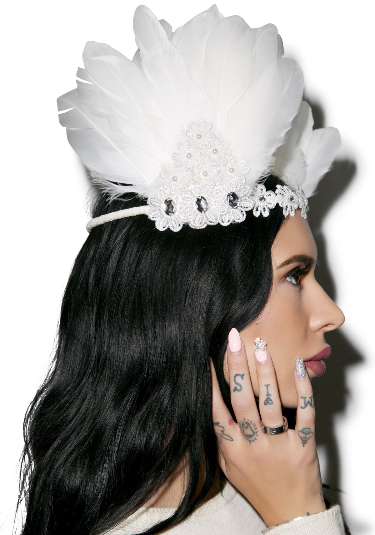 Fly Me To Heaven Headband - Black