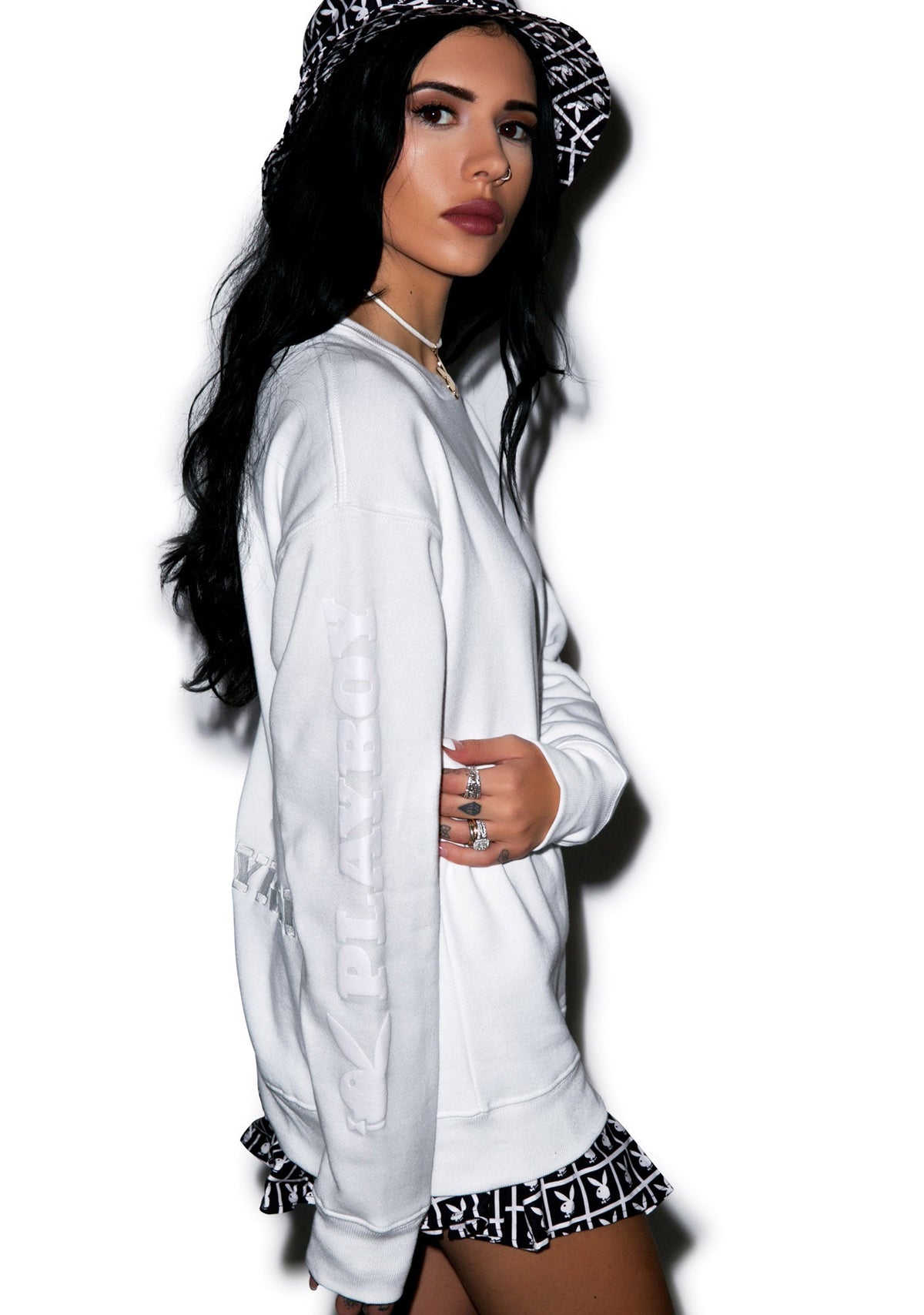 Joyrich X Playboy Knit Crew - Gray