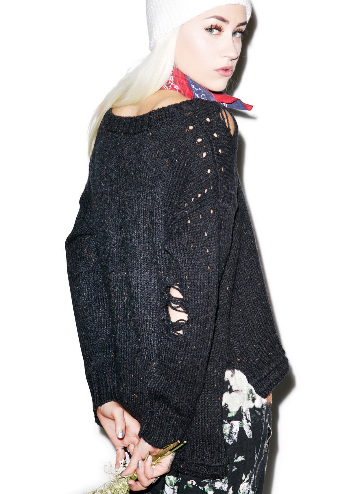 Dinner Party Sweater - White