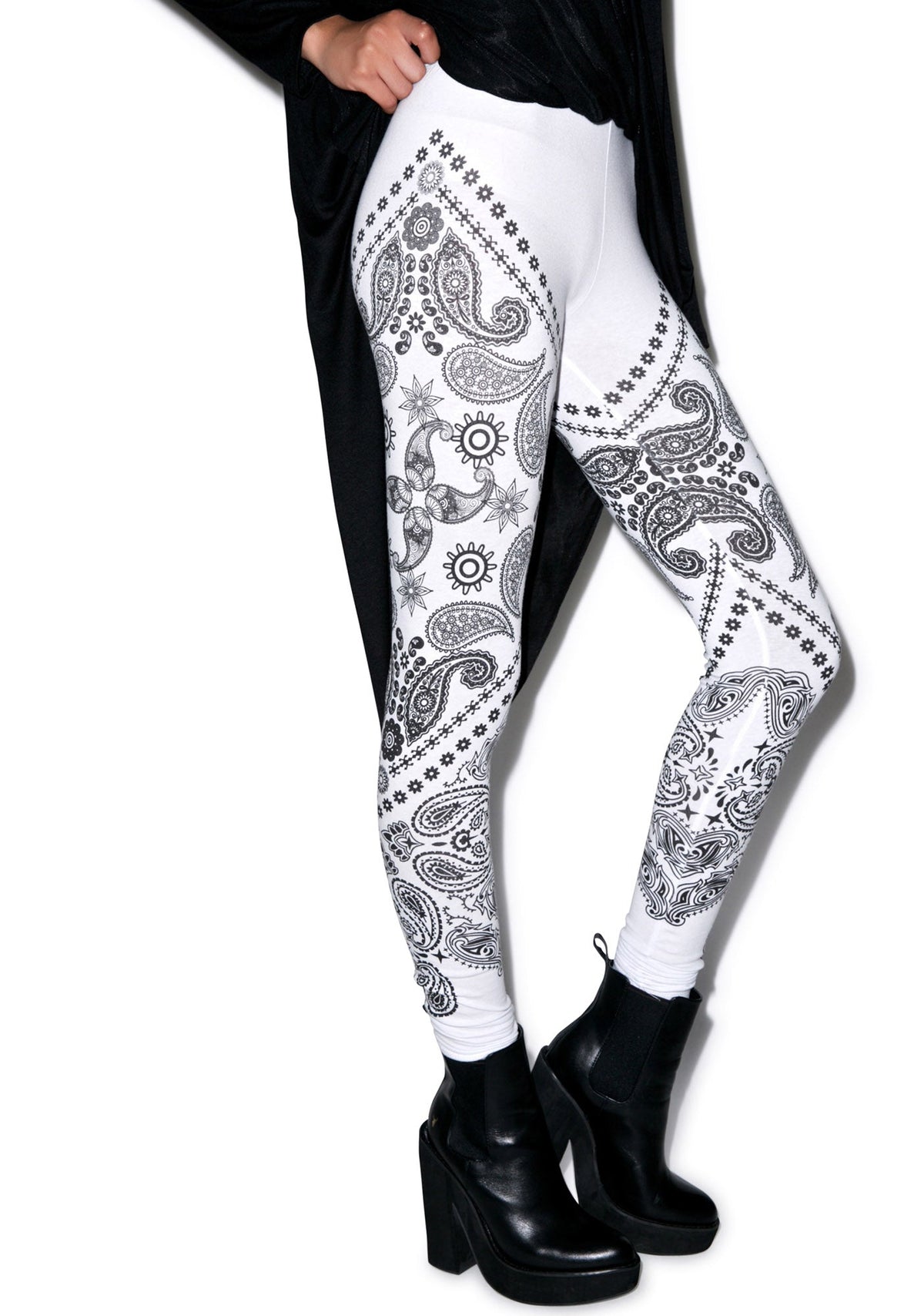 Oakland High Waist Leggings - Dark Blue
