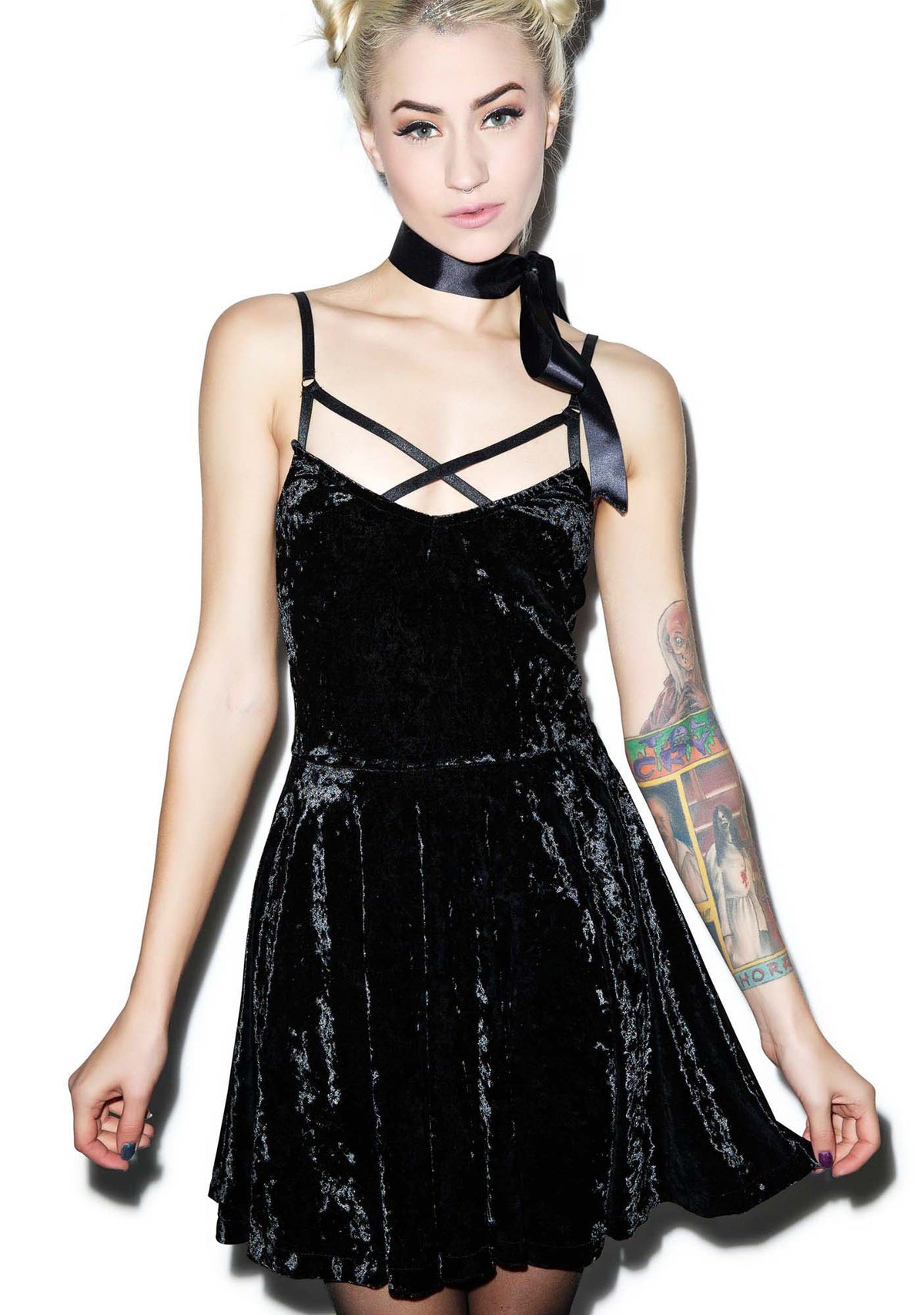 Your Velvet Crush Dress - Pink
