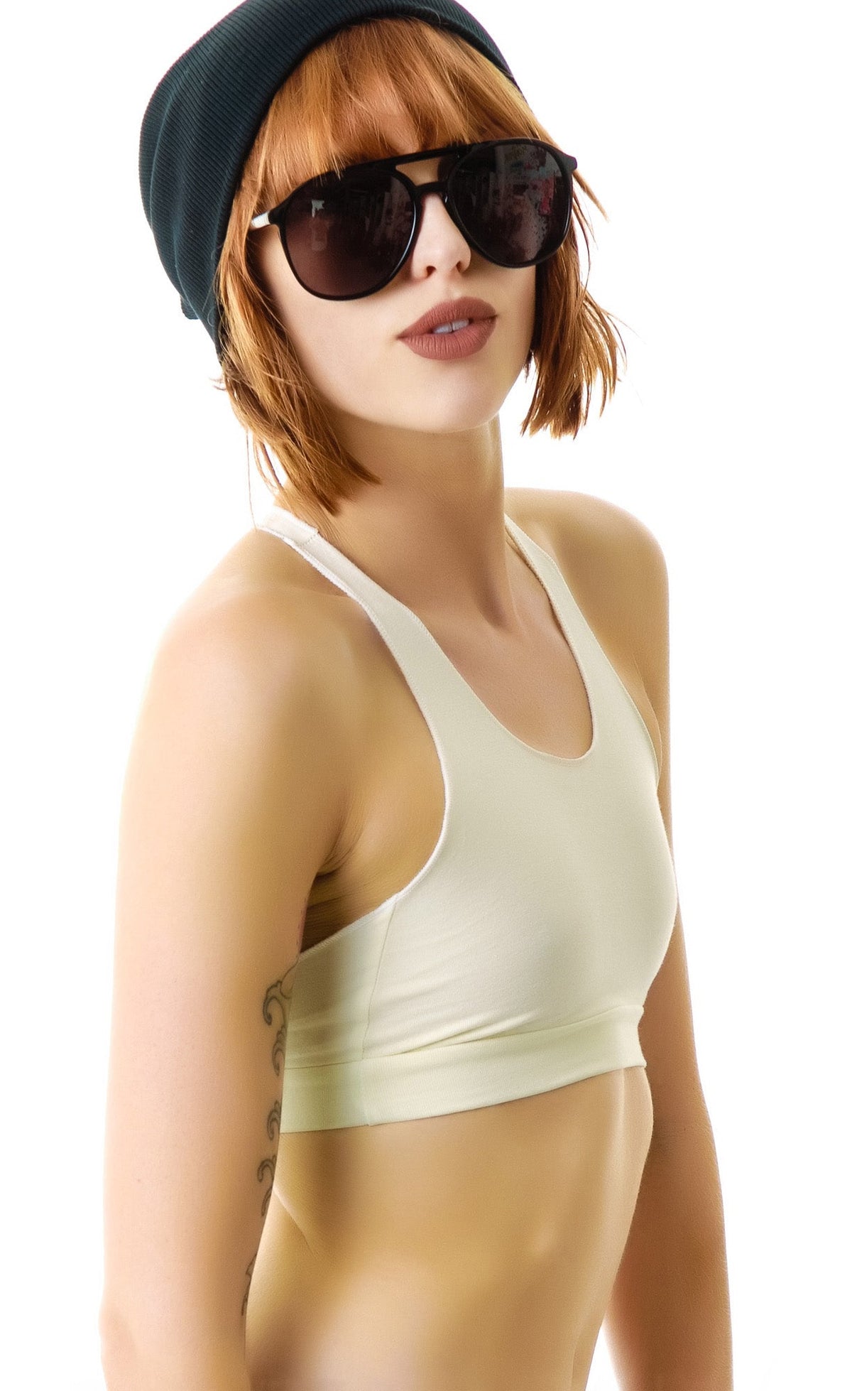 Mercedes T-Back Bralette - Black