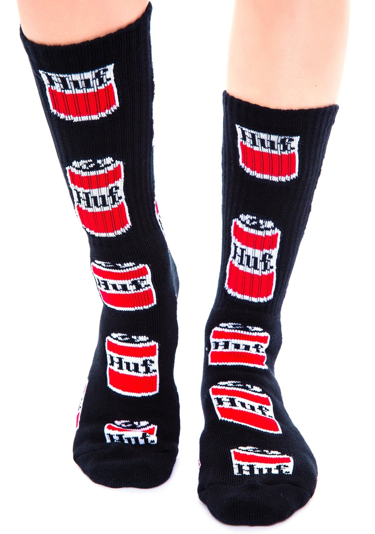 Drink Up Crew Sock - Black