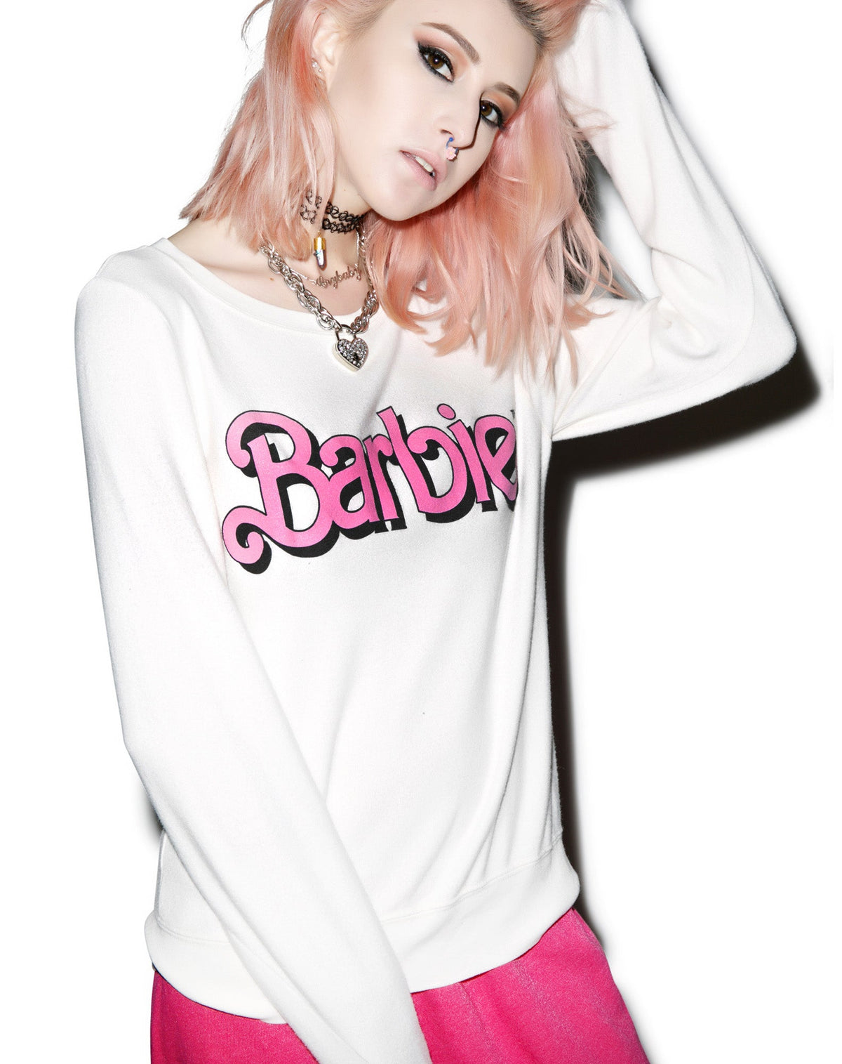 My Resume Baggy Beach Jumper - Light Pink