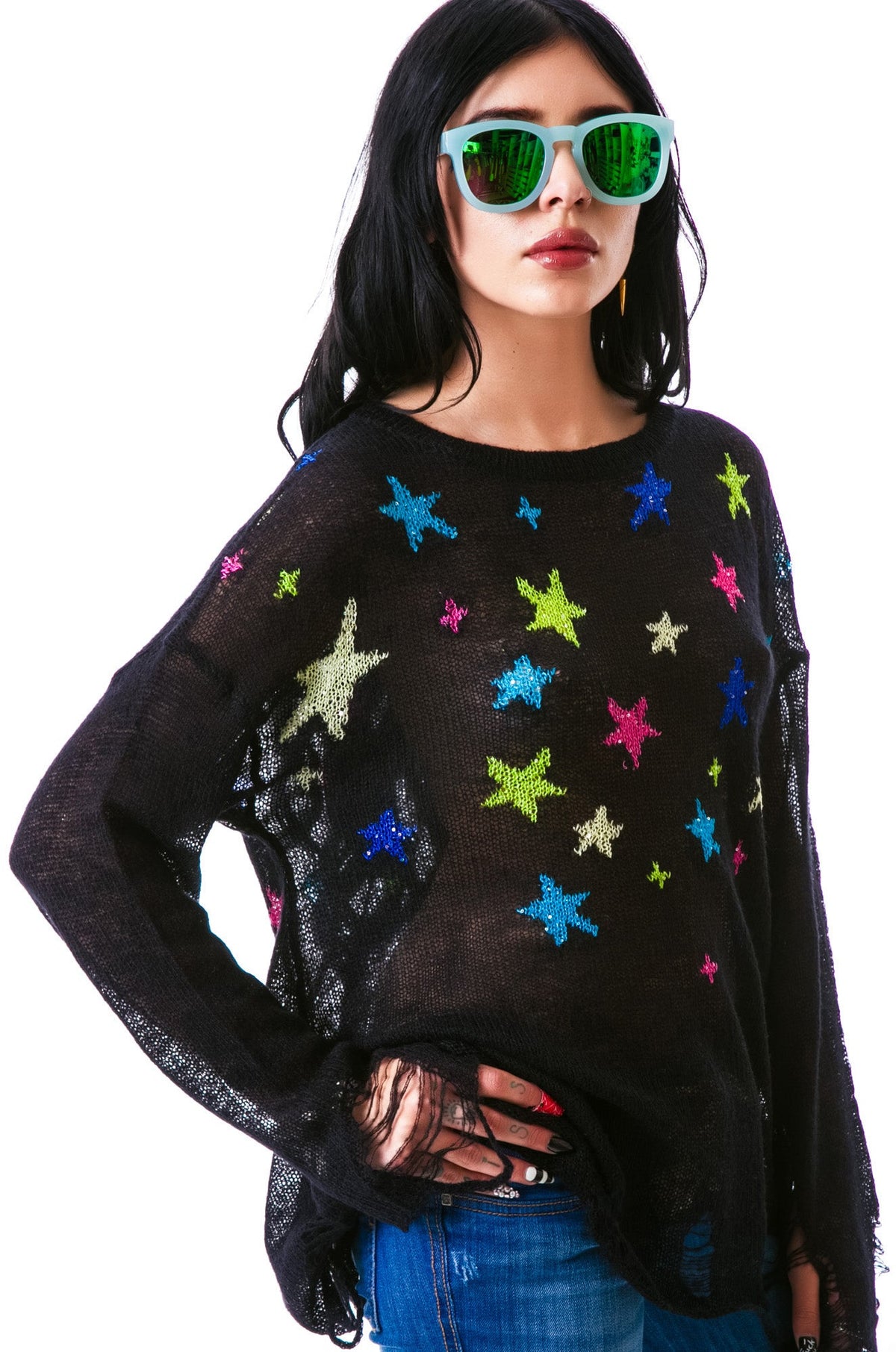 Nighttime Lennon Sweater - Gold