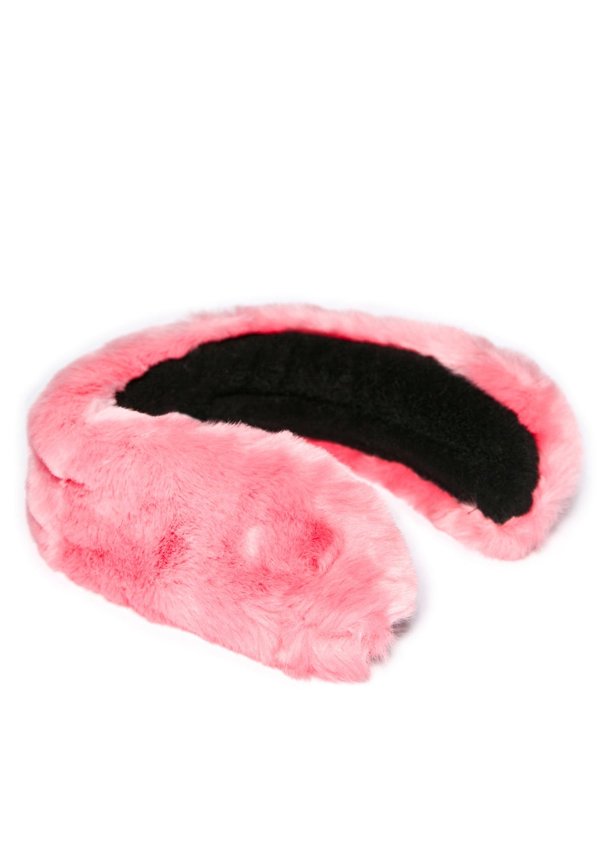 Faux Fur Ear Warmer - Pink