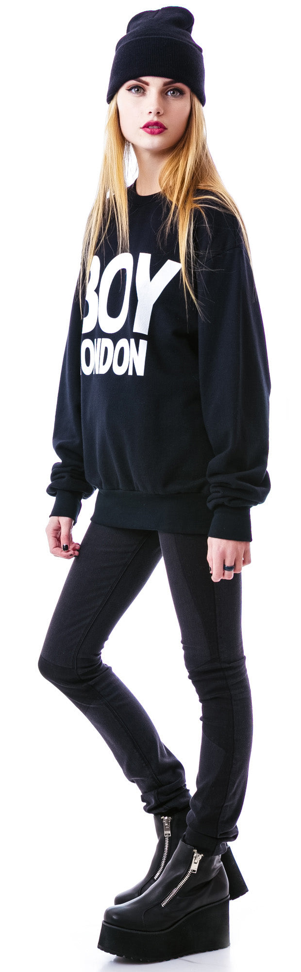 BOY London Pullover Sweater - Black