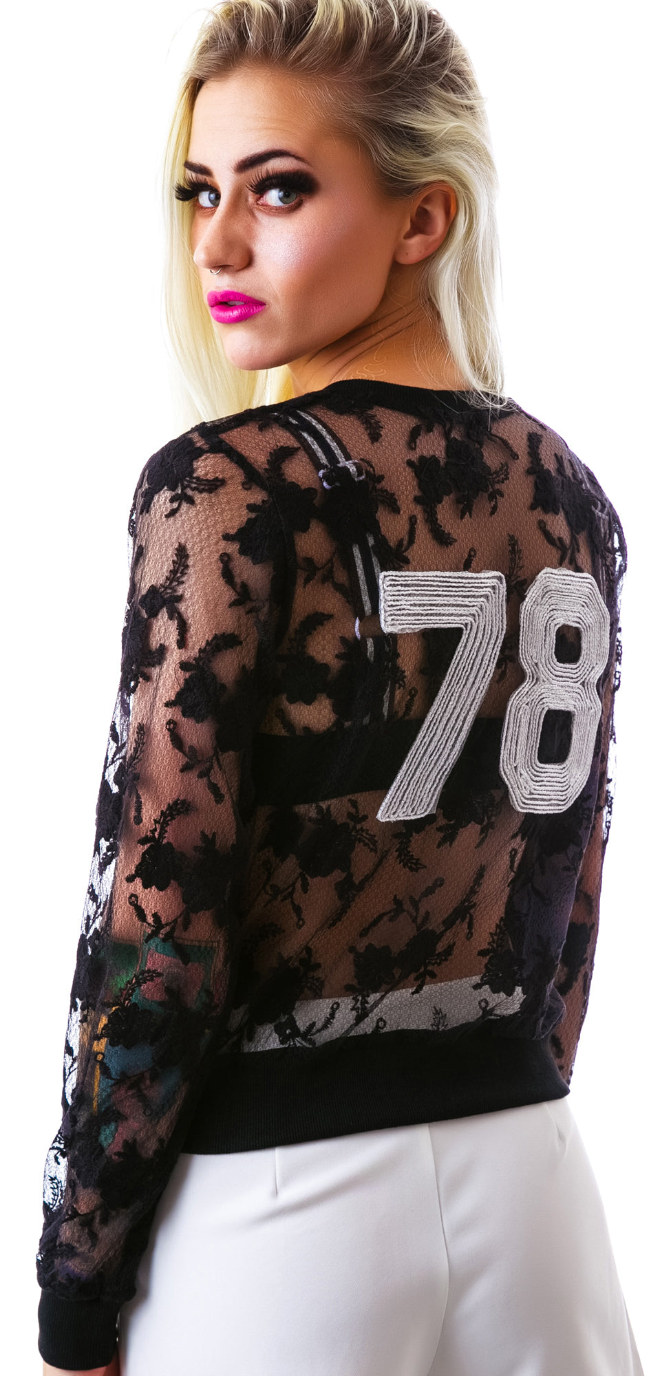 Take My Lace Jacket - Black