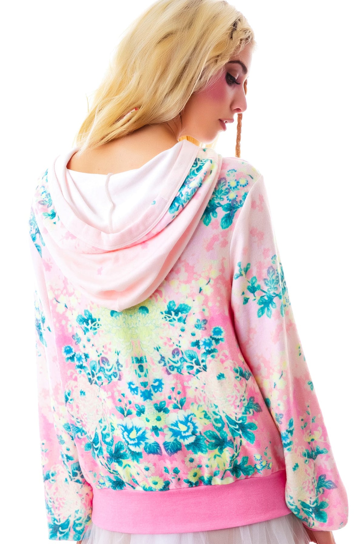 Electric Kimono Malibu Pullover - Dark Red